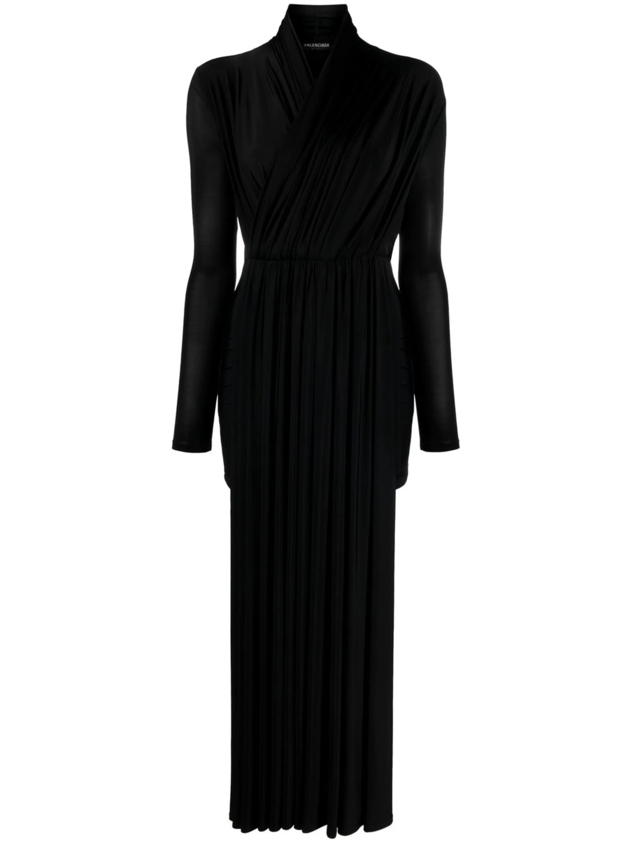 Cycling draped dress