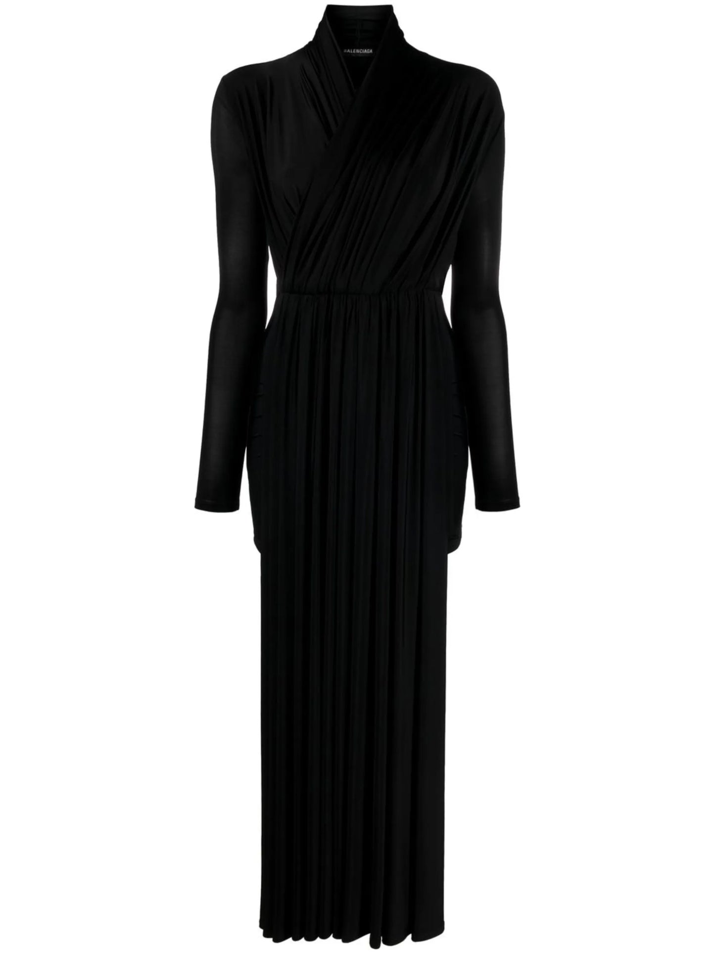 Cycling draped dress