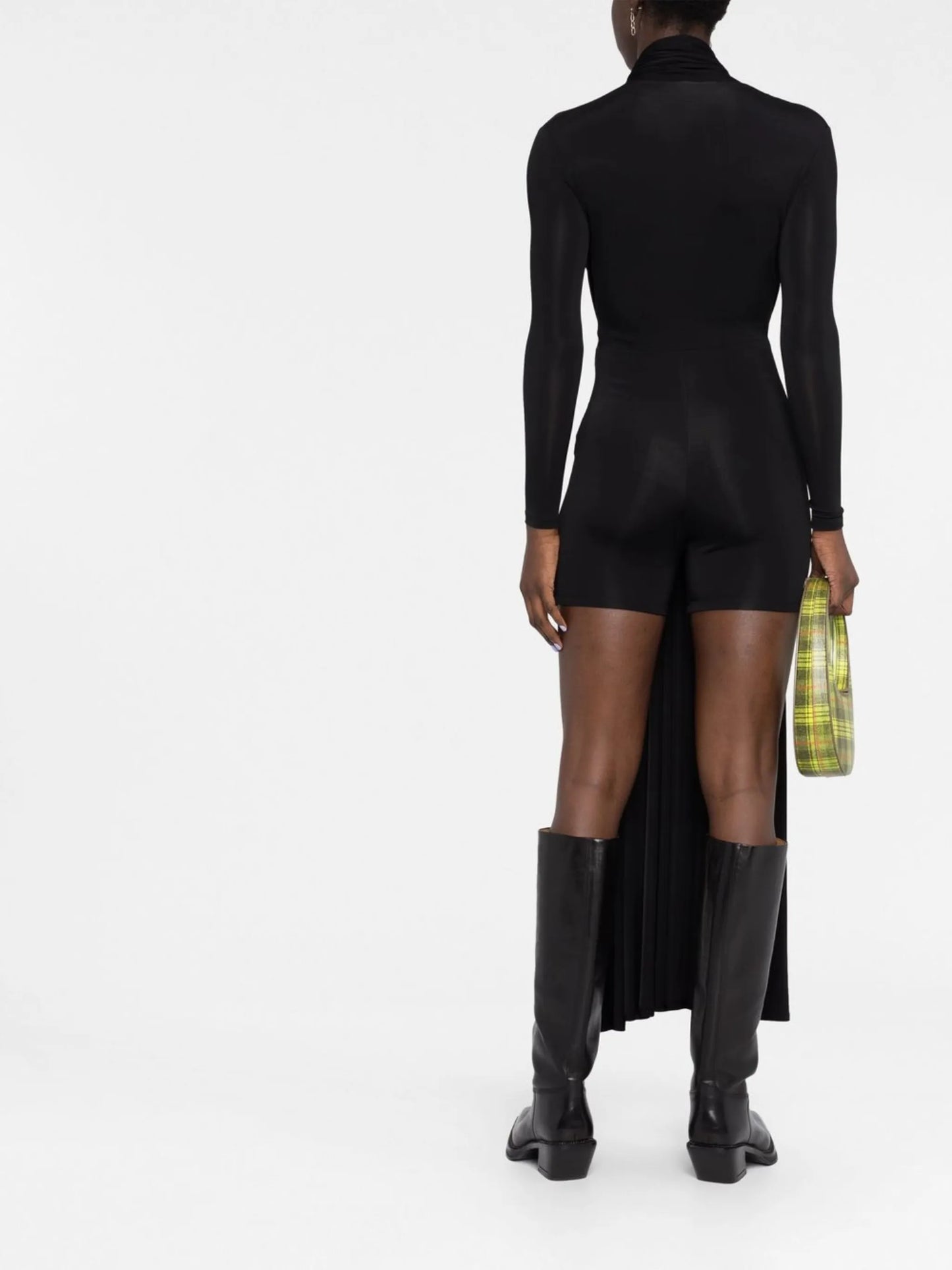Cycling draped dress