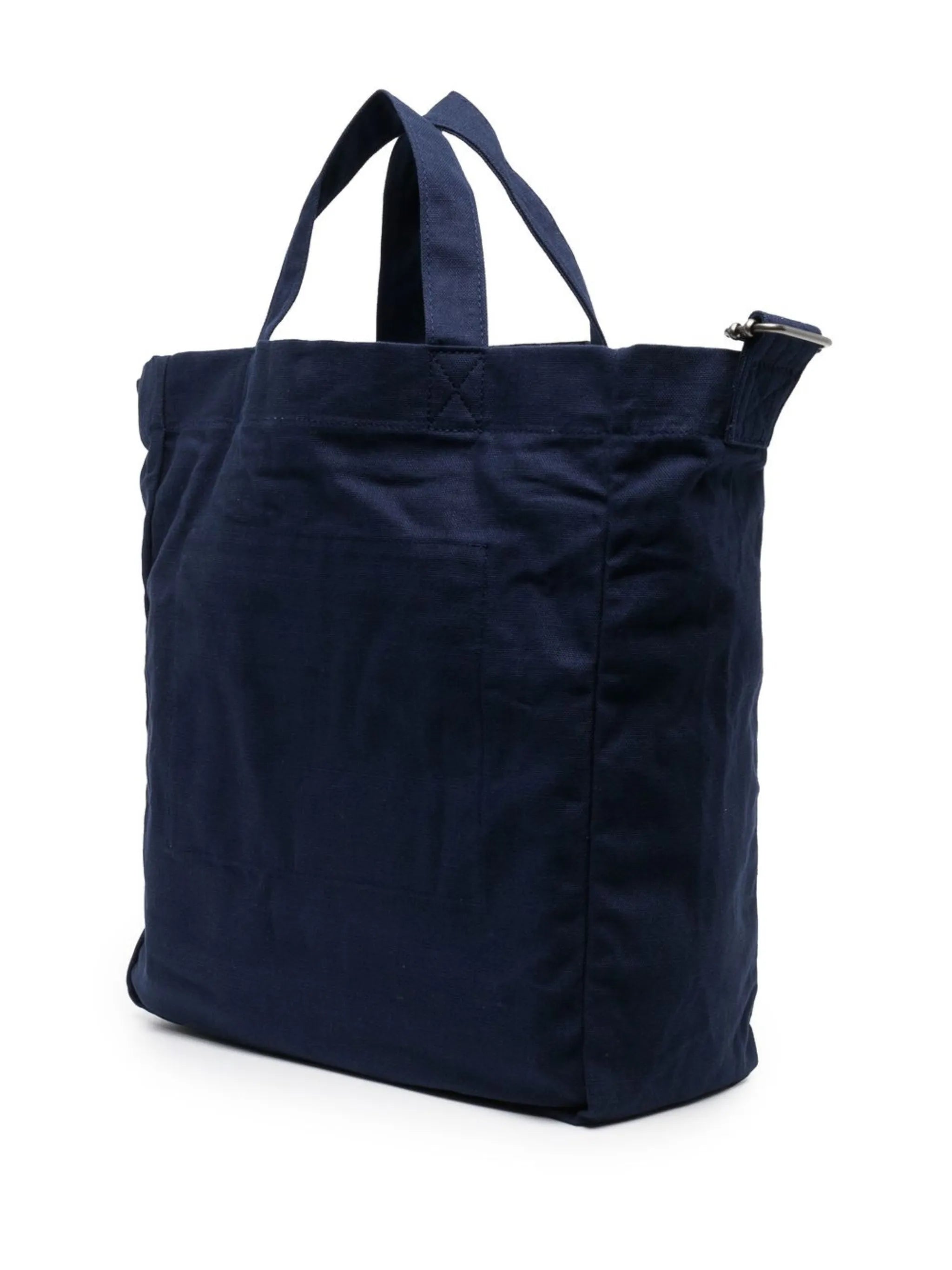 embroidered-logo tote bag