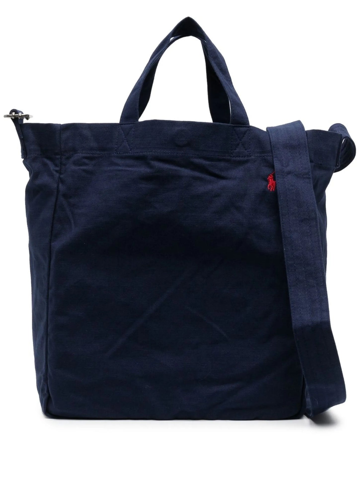 embroidered-logo tote bag