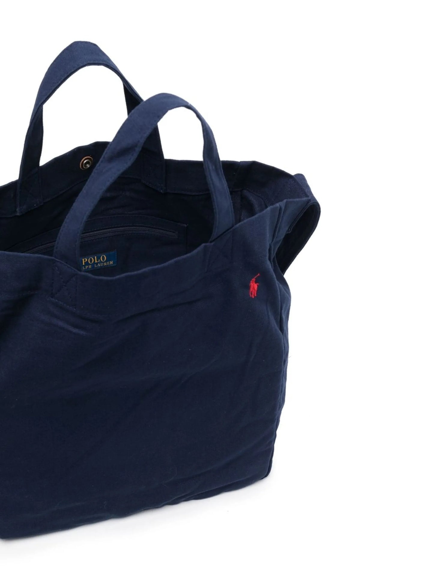 embroidered-logo tote bag