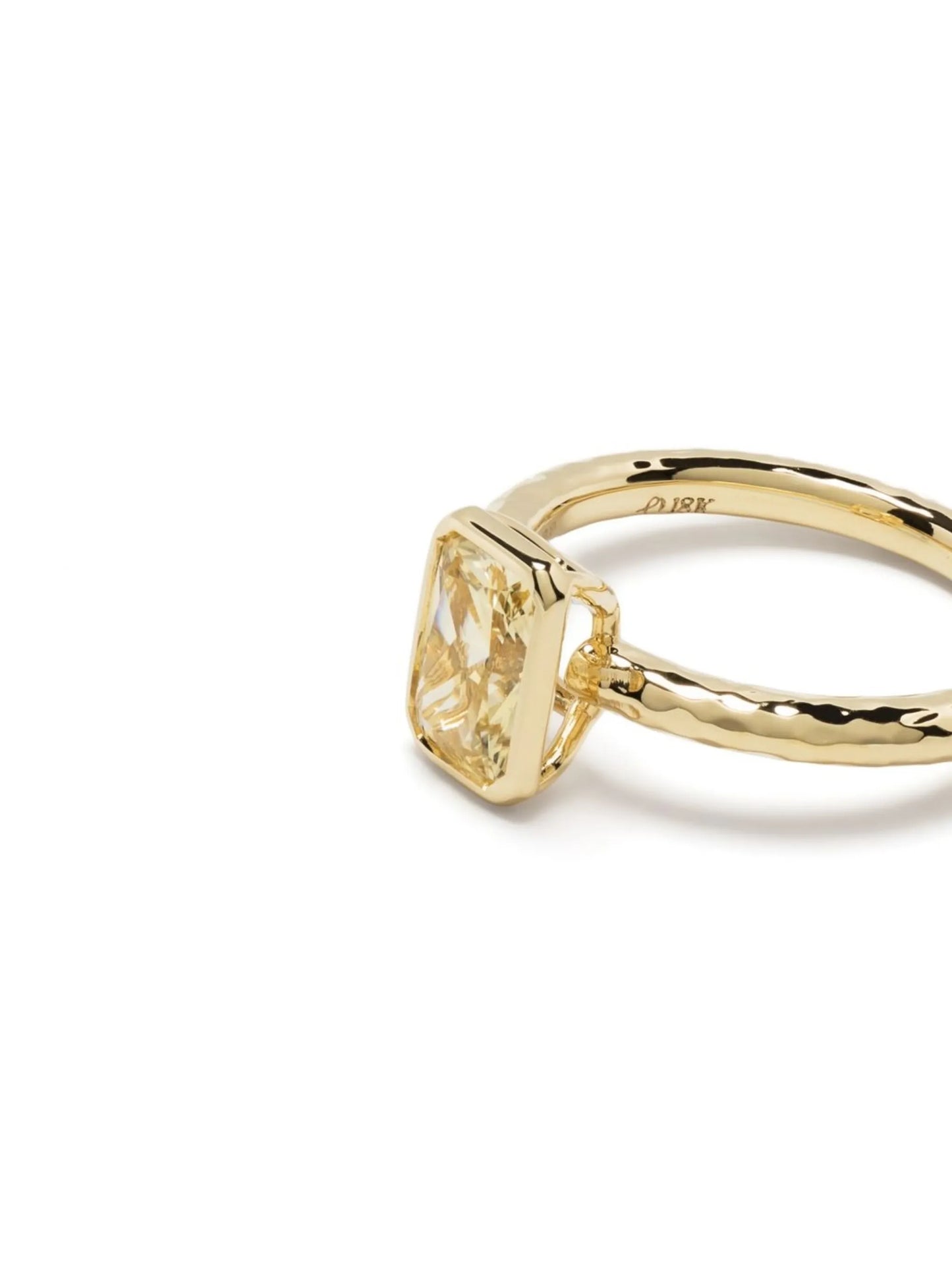 18kt yellow gold Beatrice sapphire engagement ring