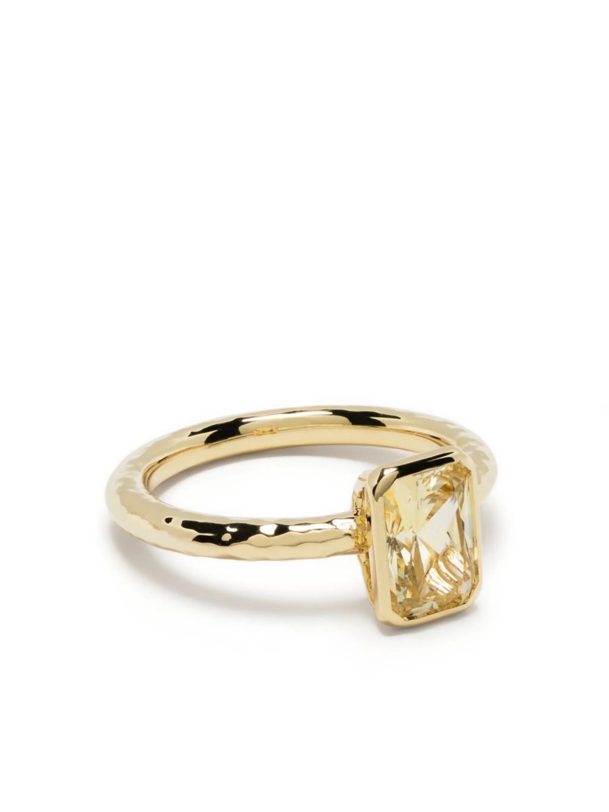 18kt yellow gold Beatrice sapphire engagement ring