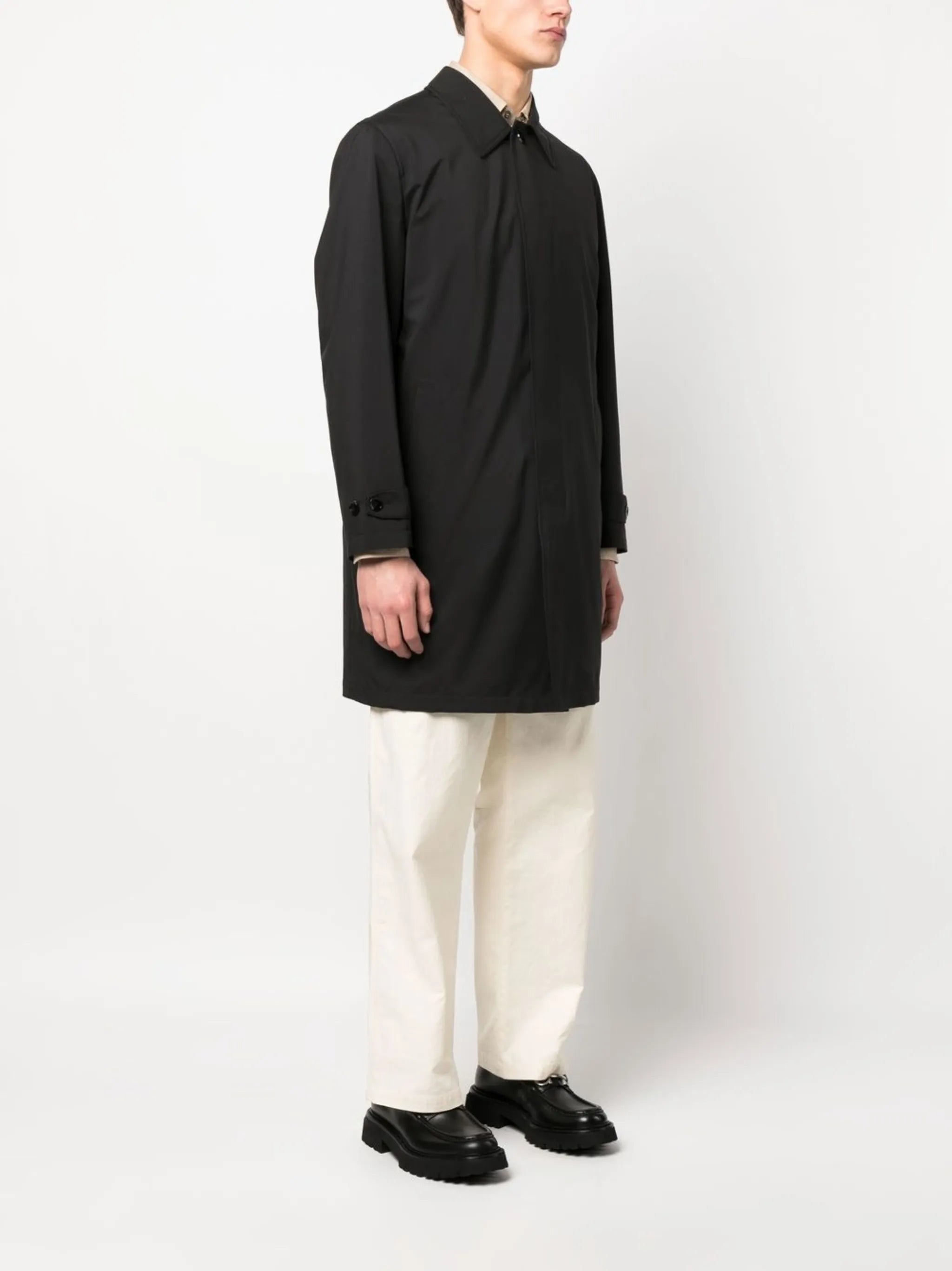 button-up car coat