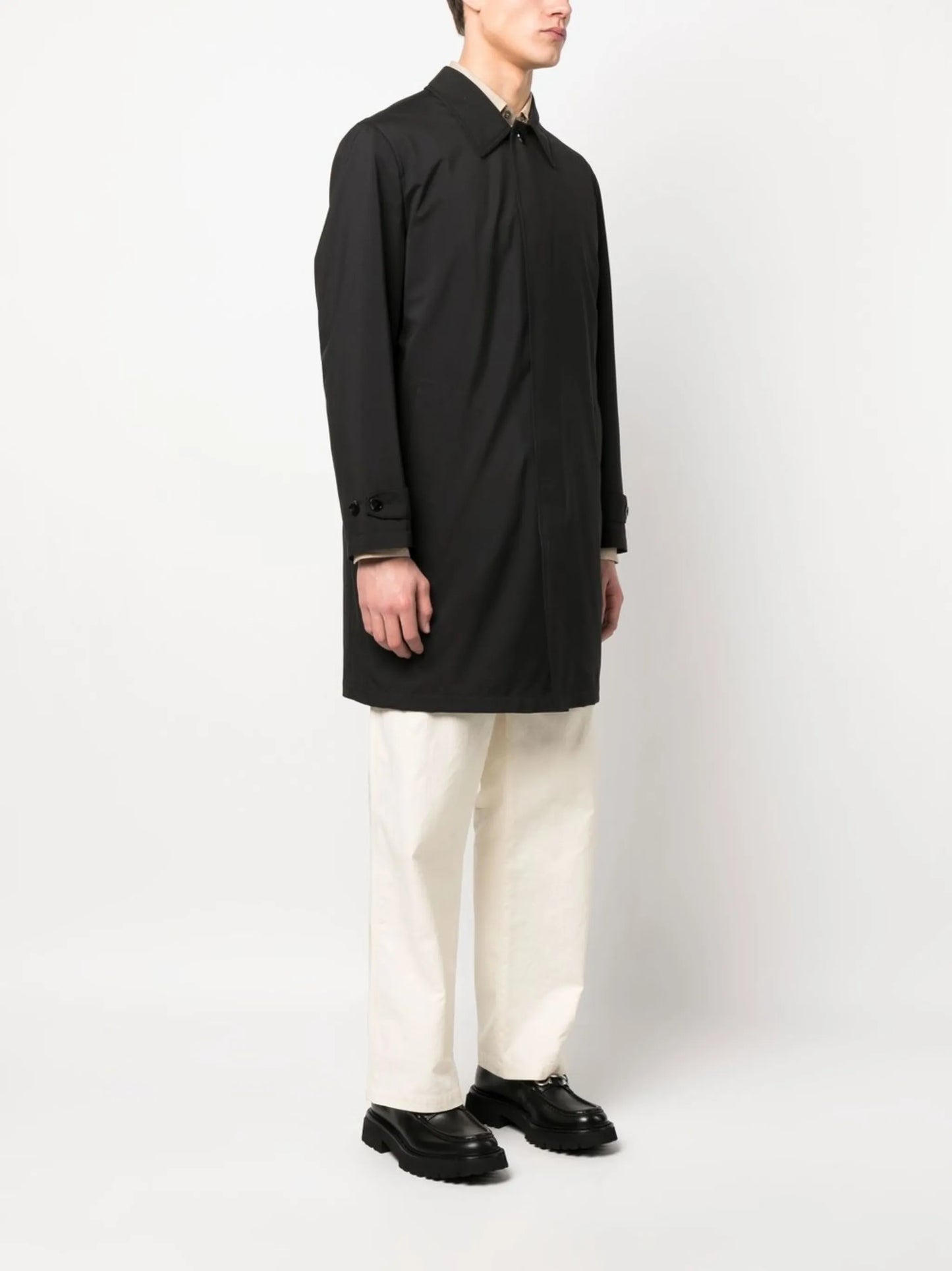 button-up car coat