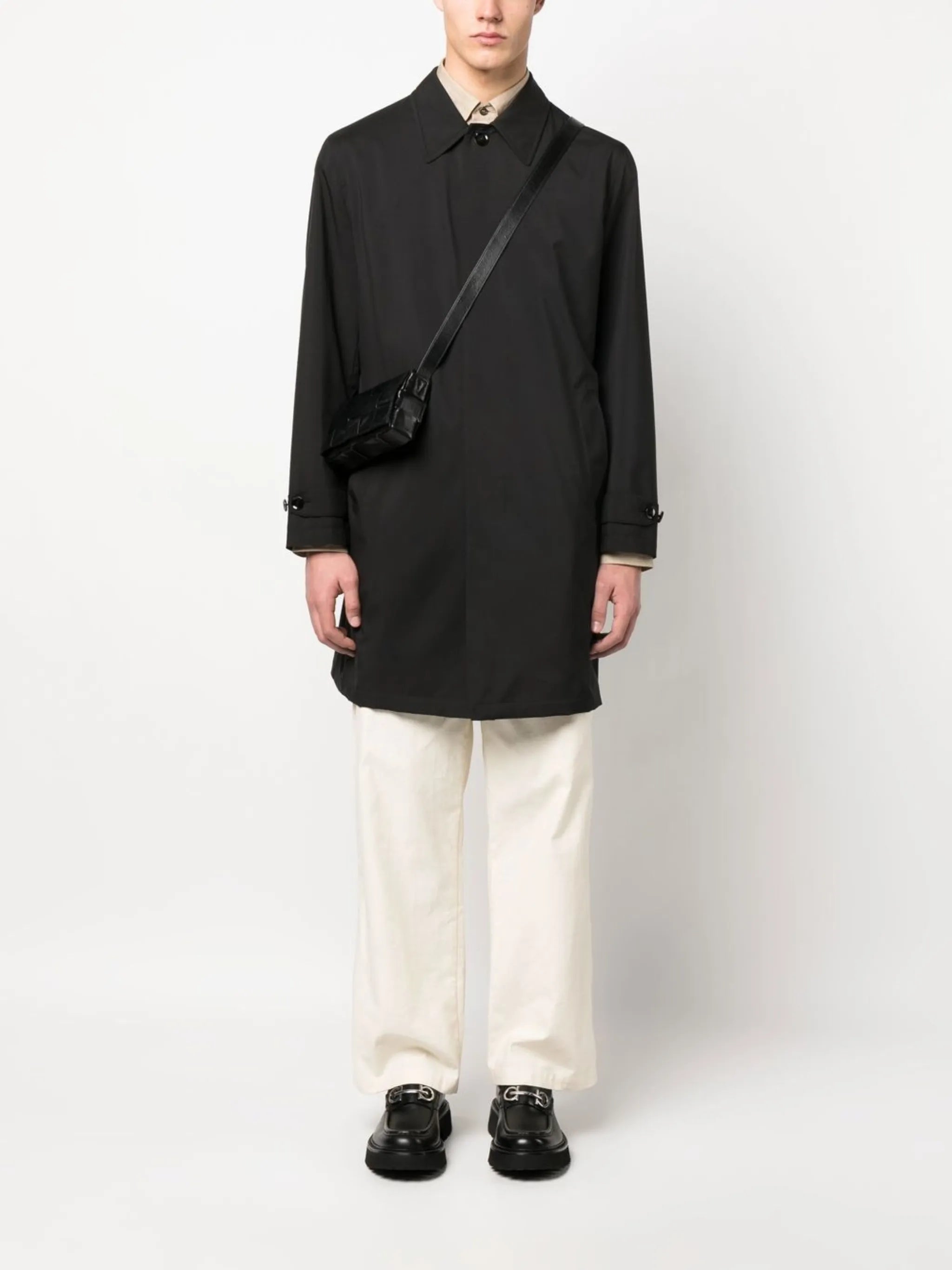 button-up car coat