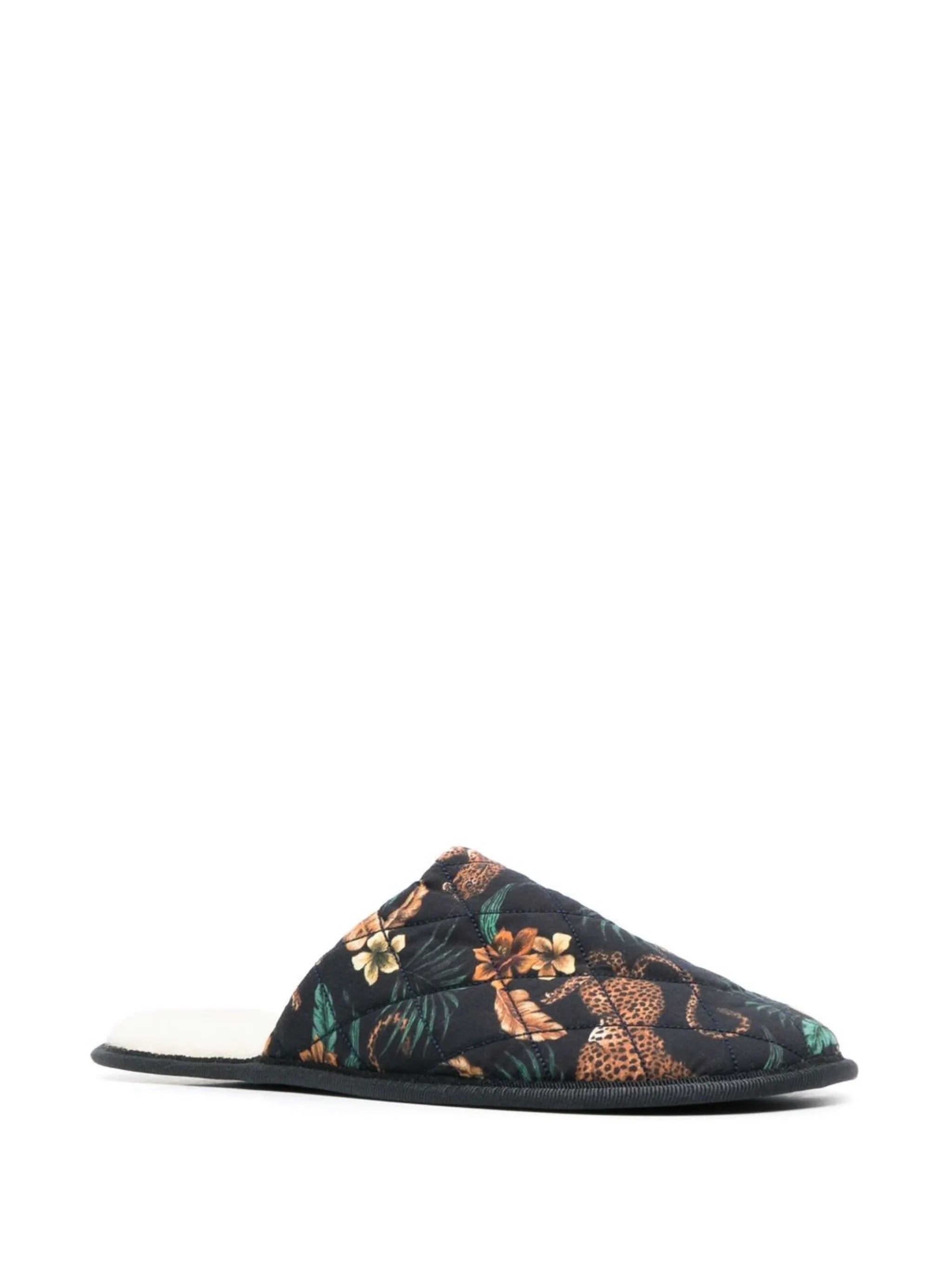 Soleia jungle-print slippers