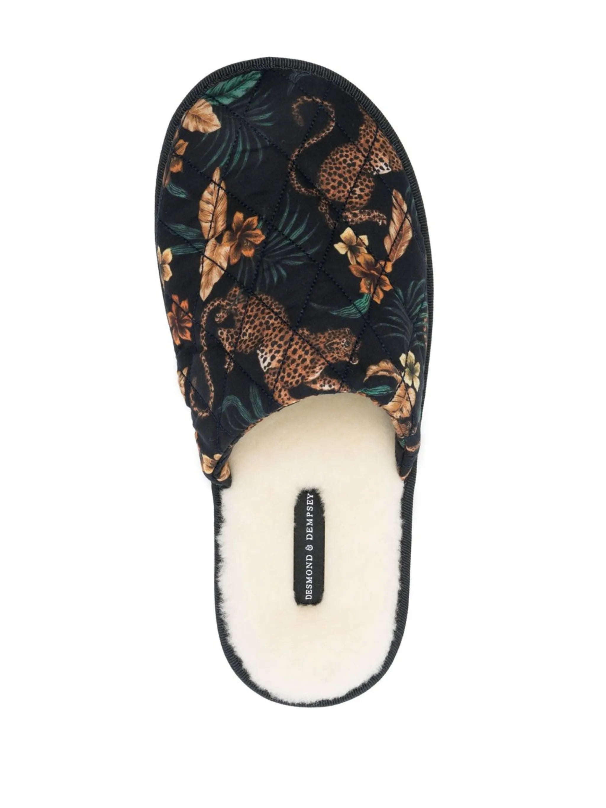 Soleia jungle-print slippers