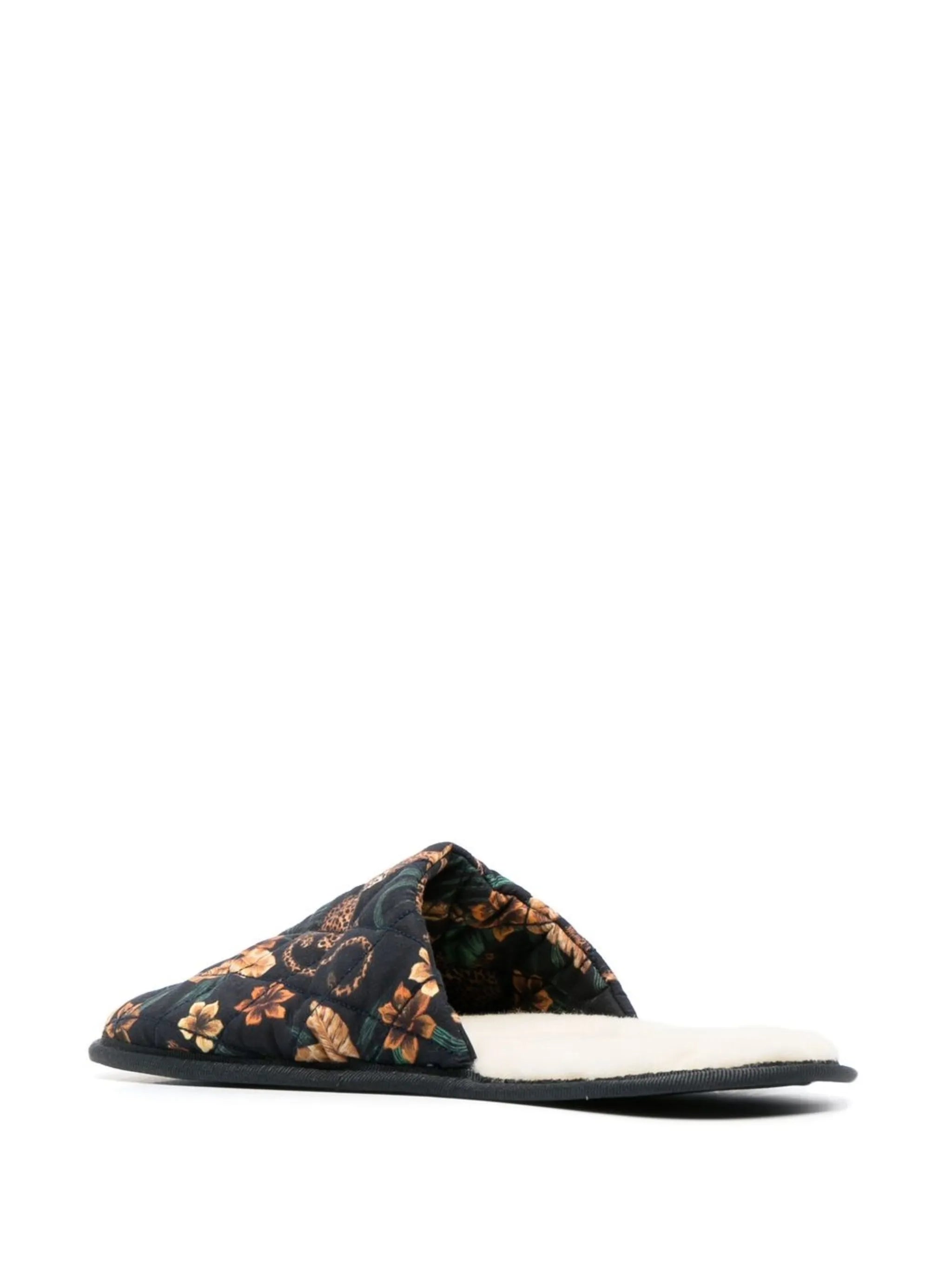 Soleia jungle-print slippers