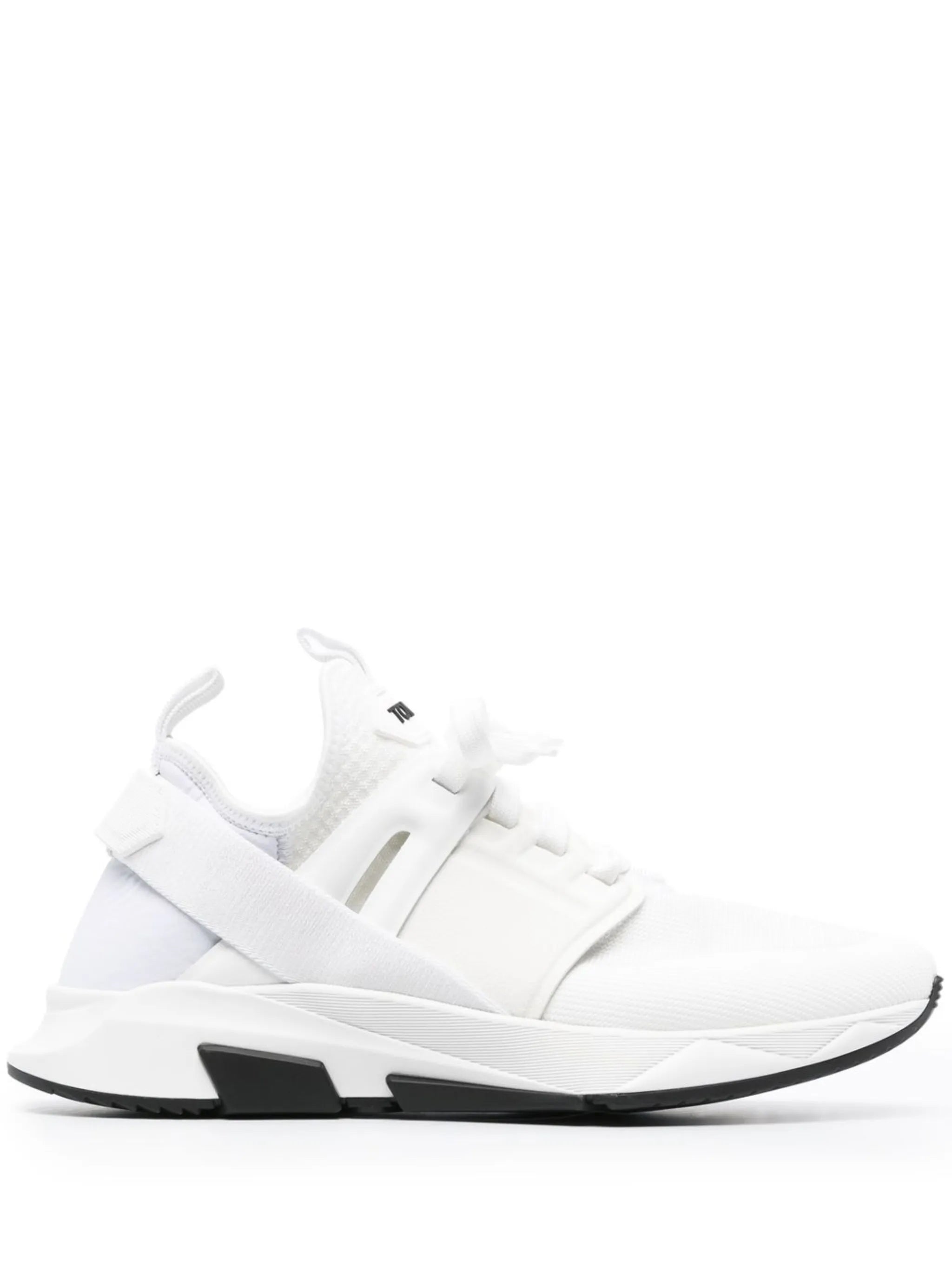 logo-patch lace-up sneakers