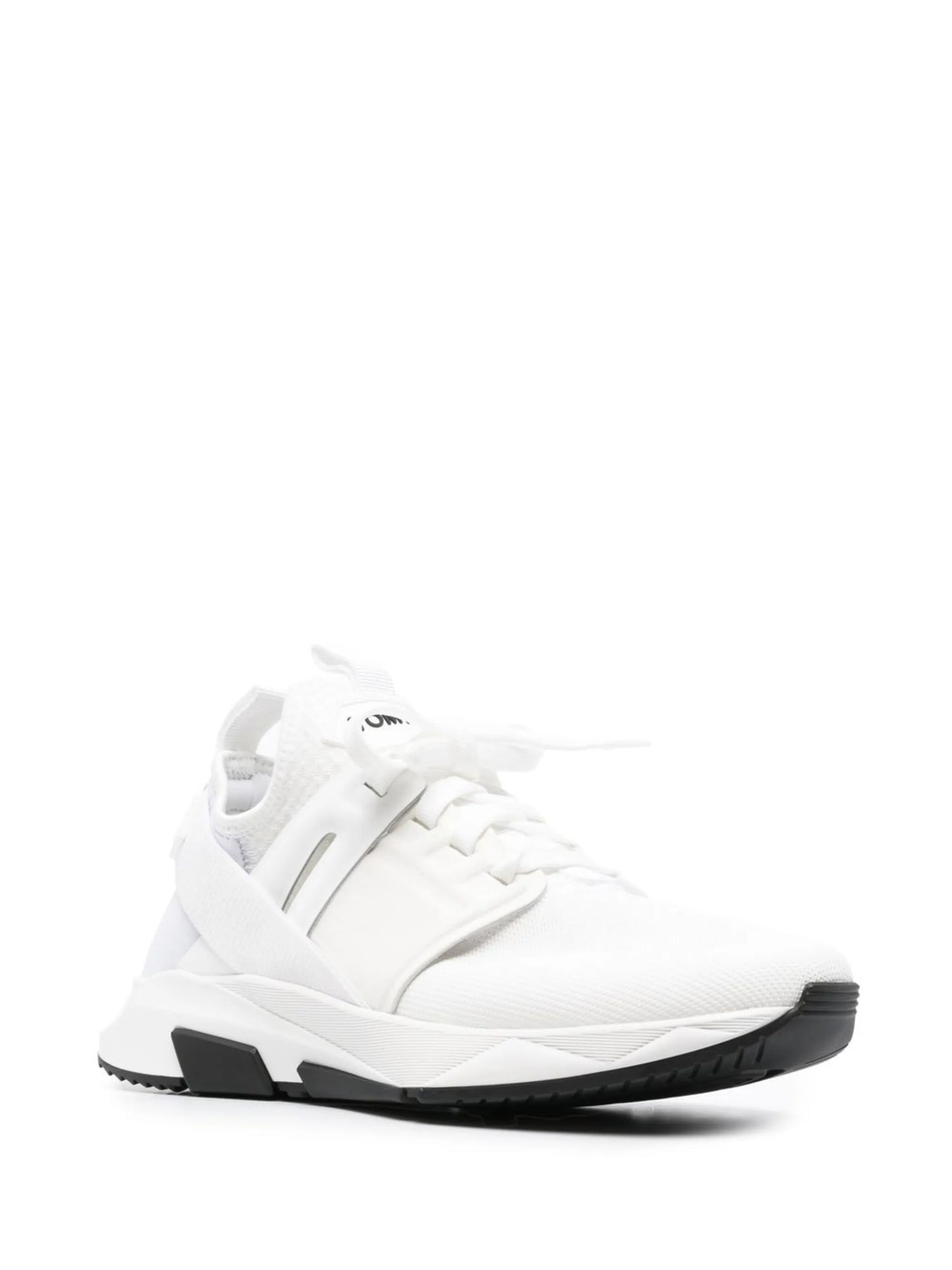 logo-patch lace-up sneakers