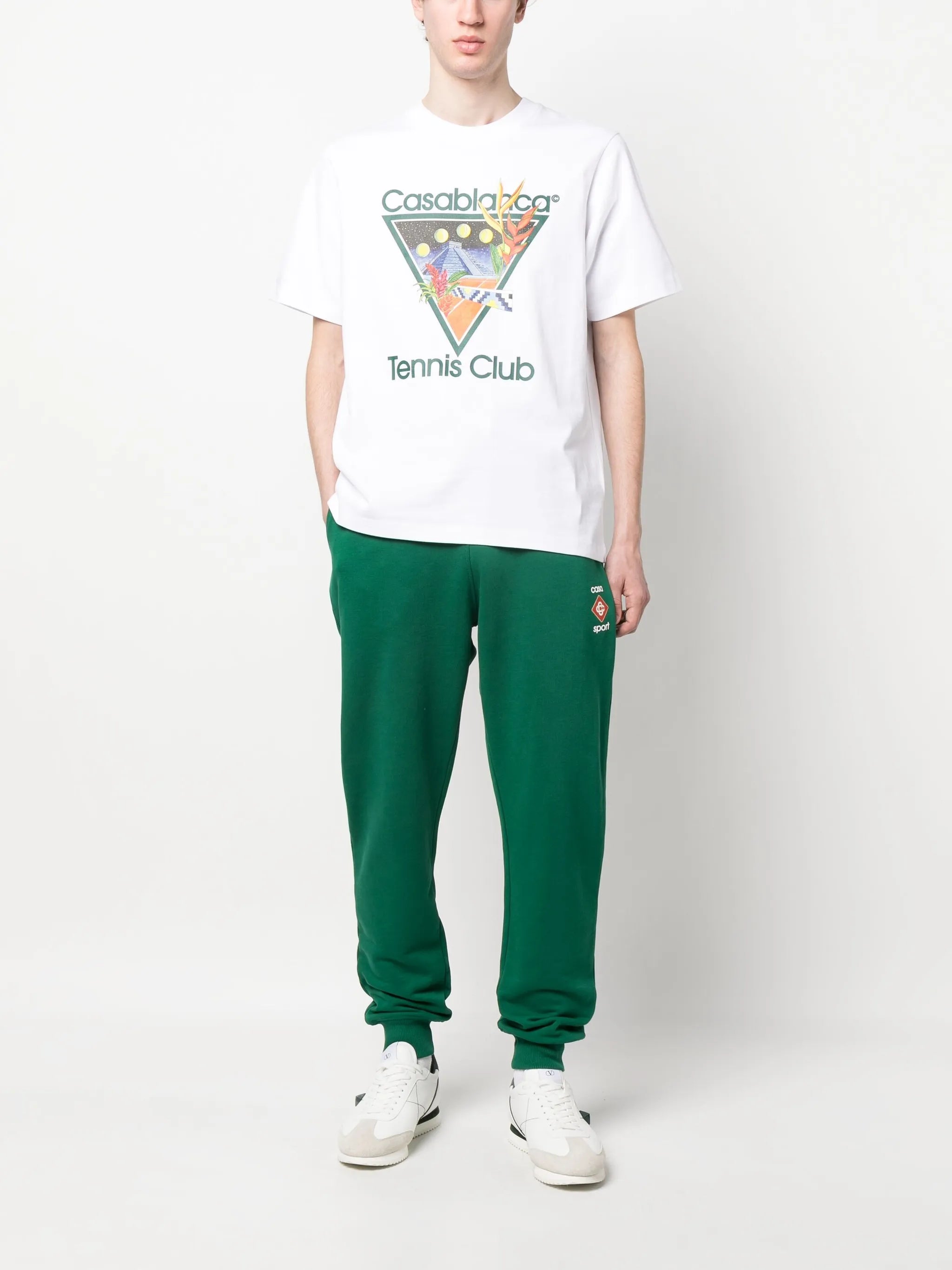 logo-print cotton T-shirt