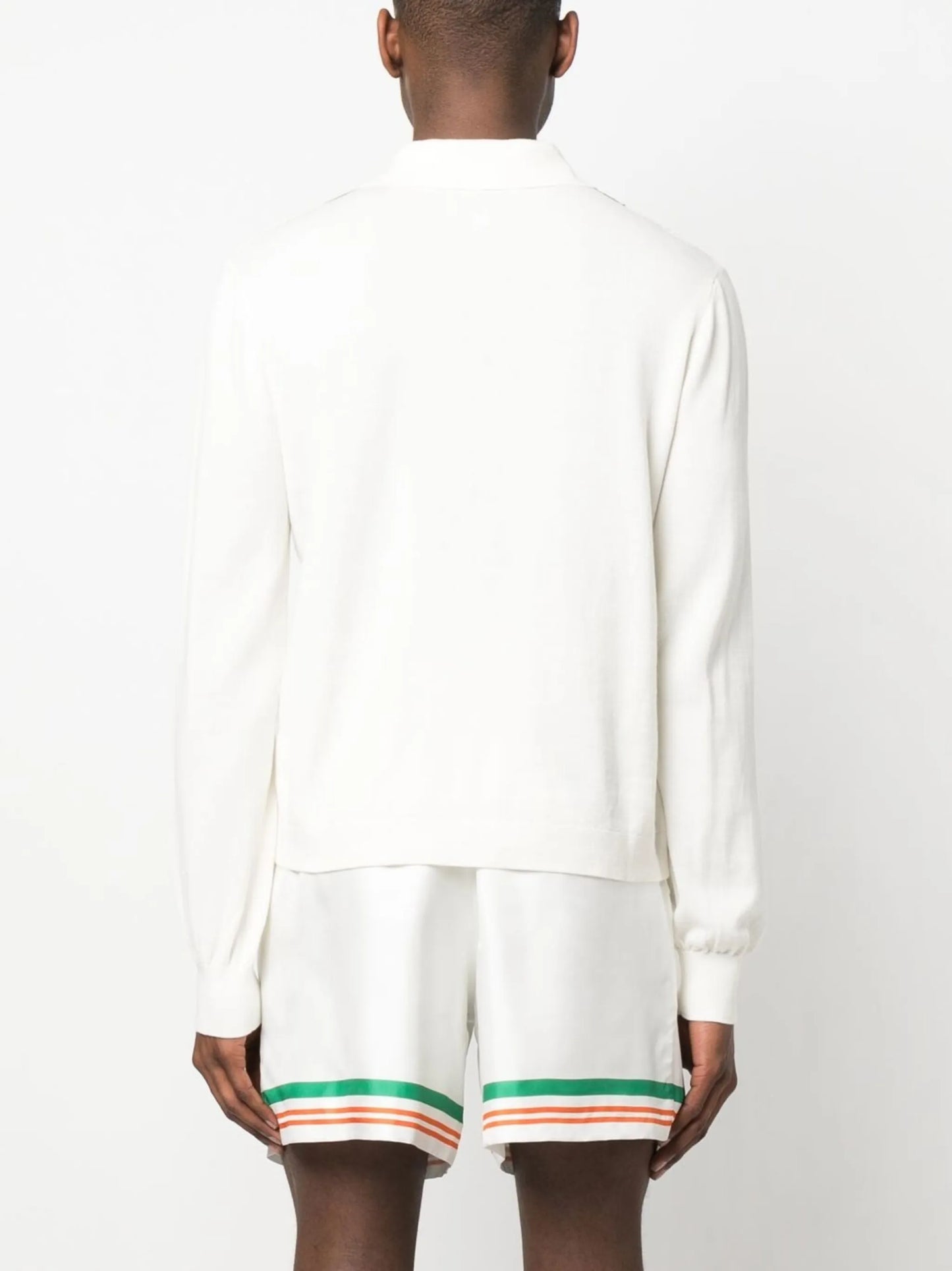 striped cotton cardigan