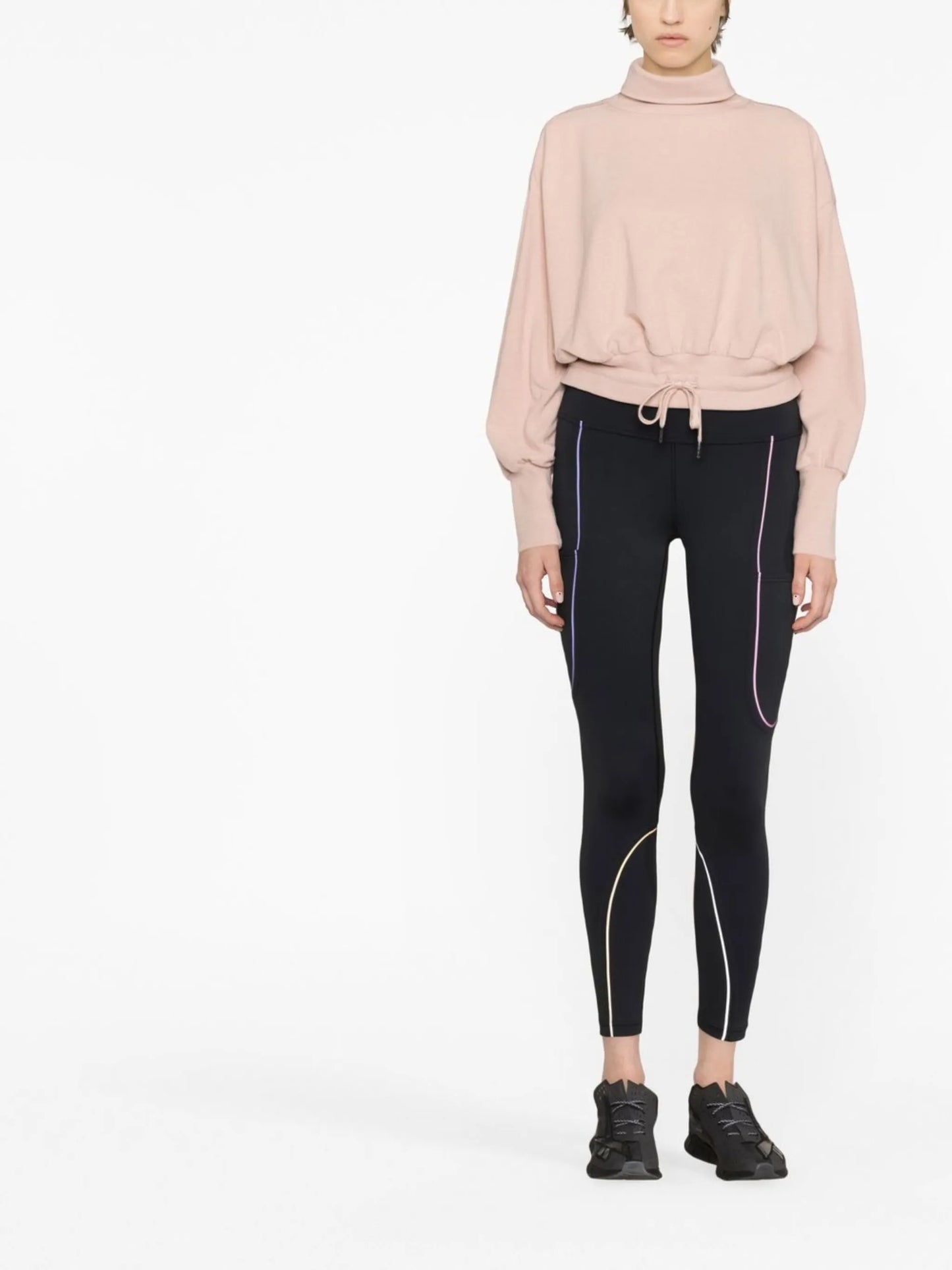 Frostknit piped trim leggings