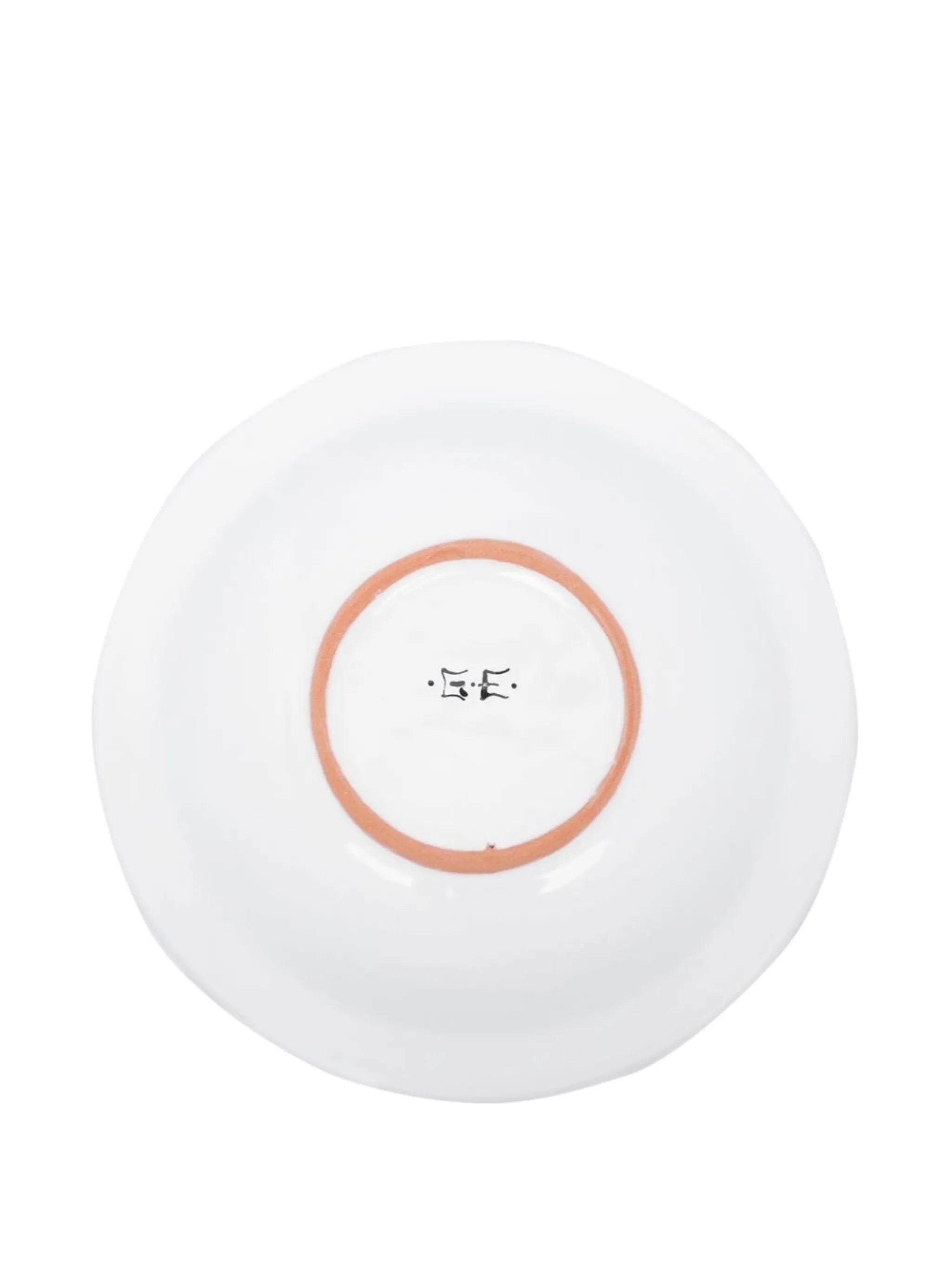 Floral print porcelain plate