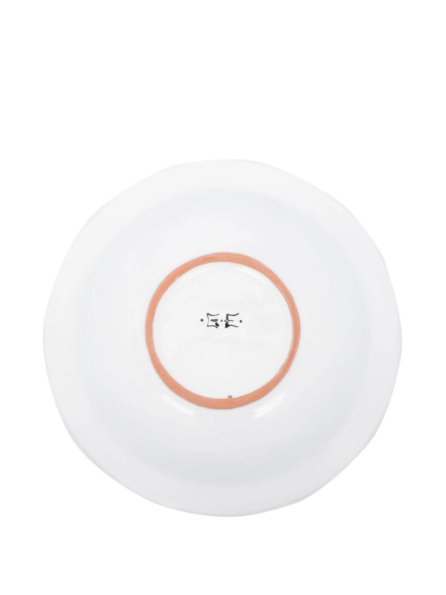 Floral print porcelain plate