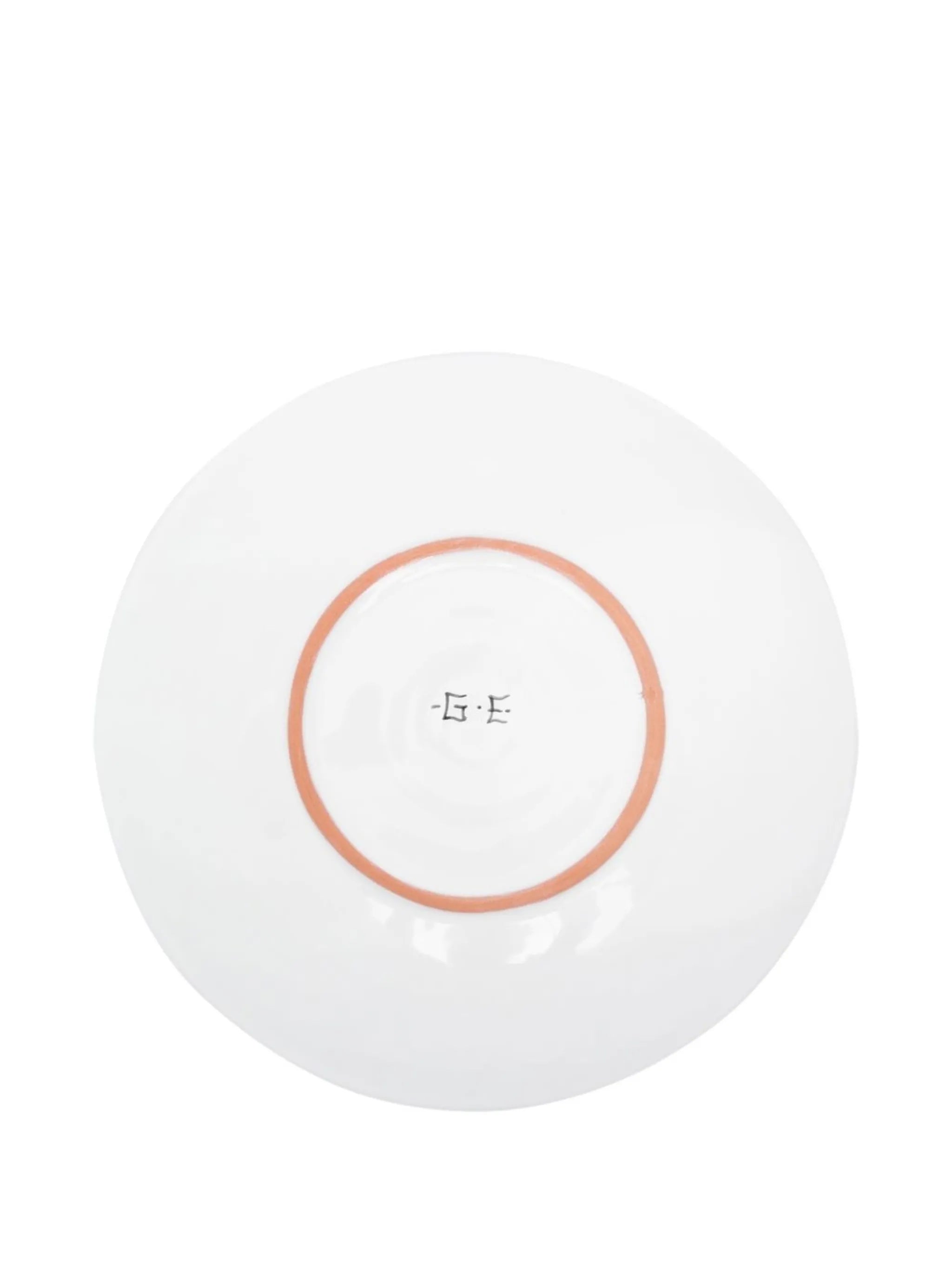 Floral-print dinner plate