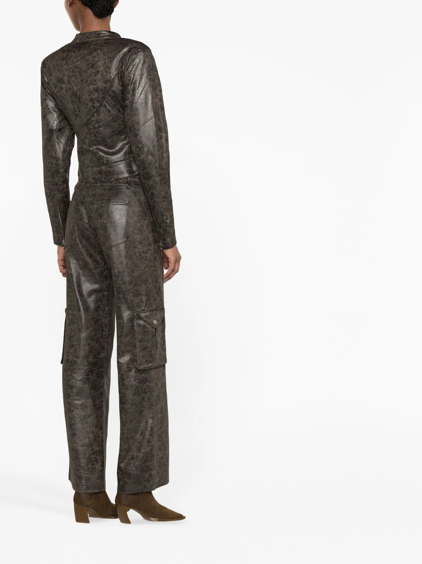 Vaughn faux-leather jacket