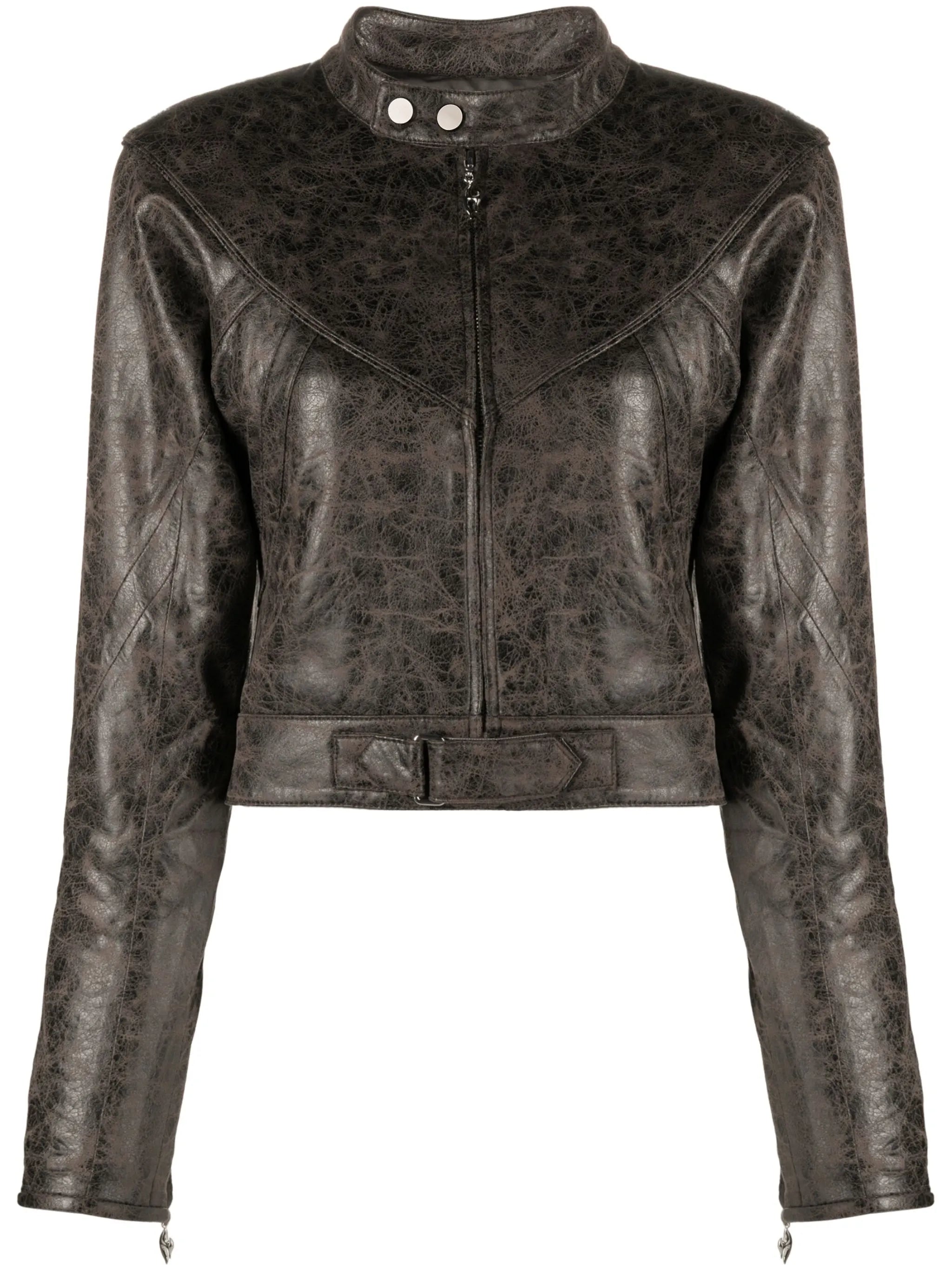 Vaughn faux-leather jacket