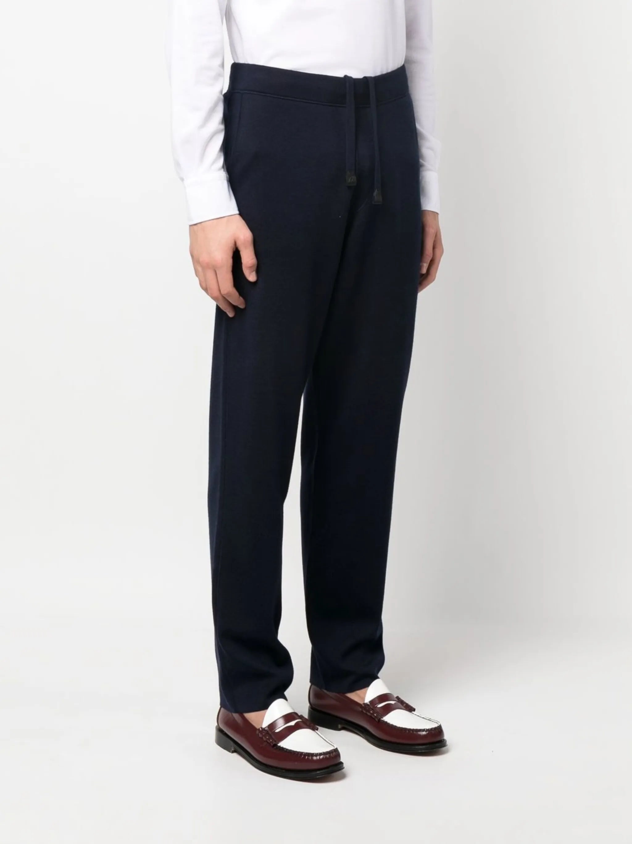 drawstring-fastening track pants