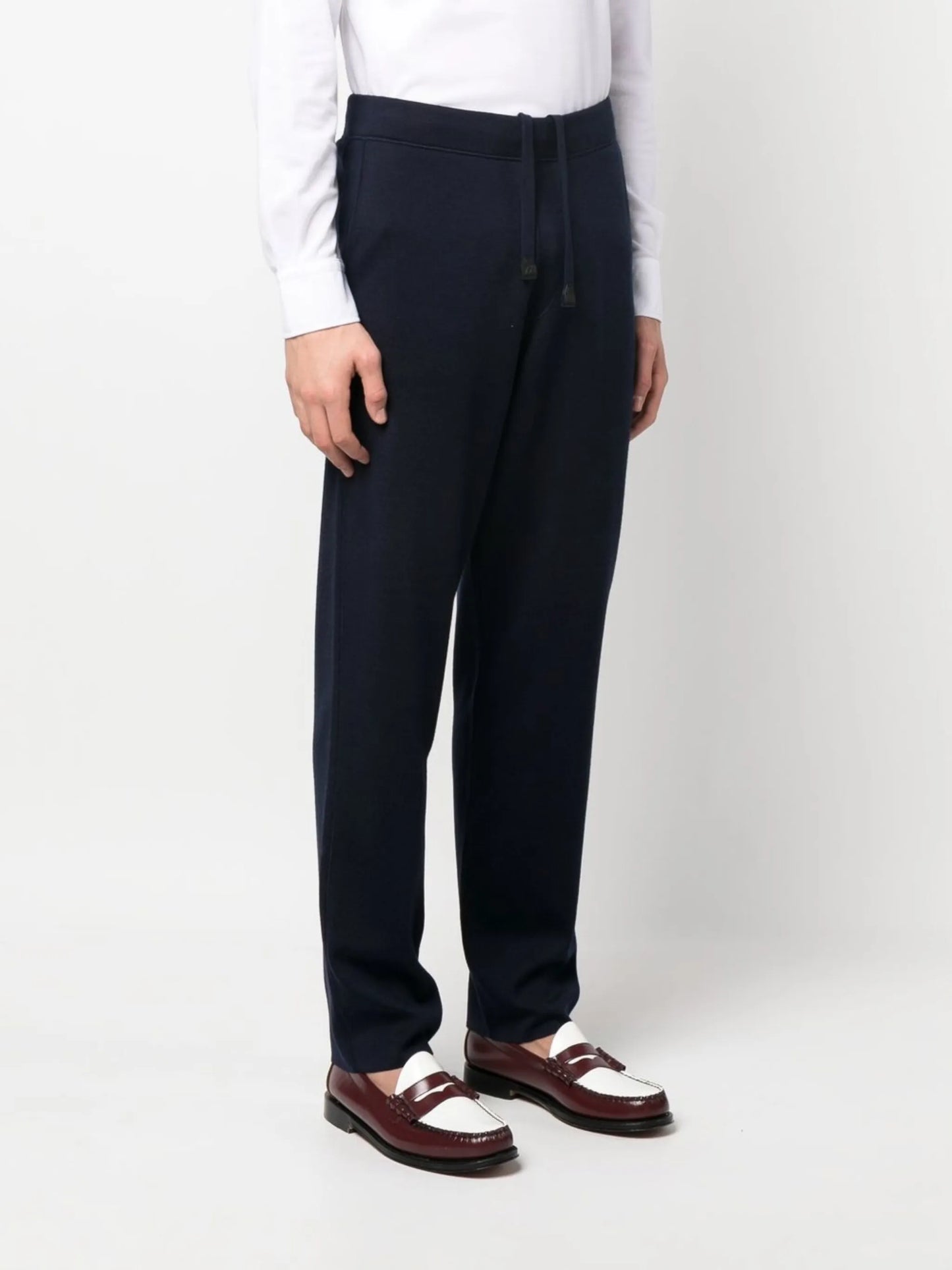 drawstring-fastening track pants
