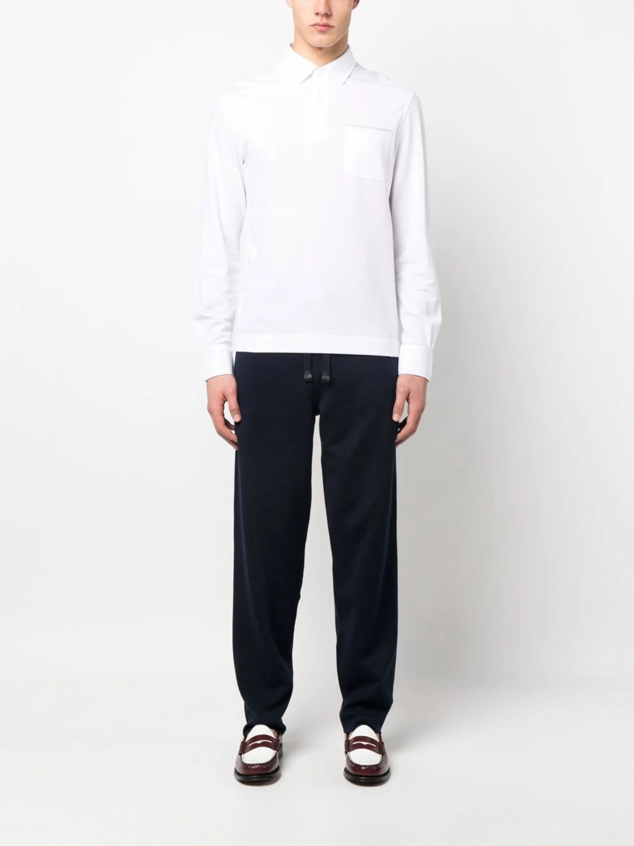 drawstring-fastening track pants