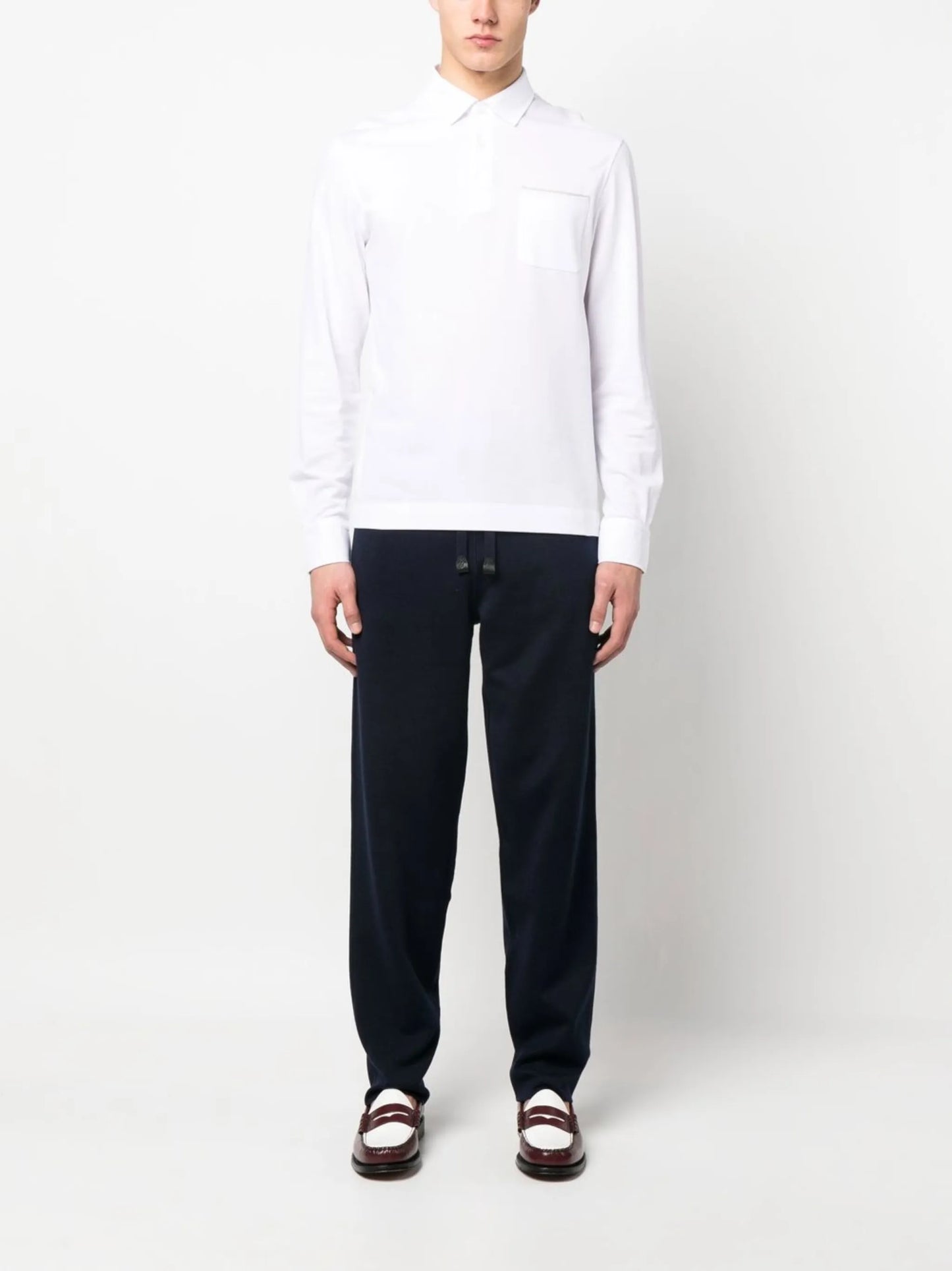 drawstring-fastening track pants