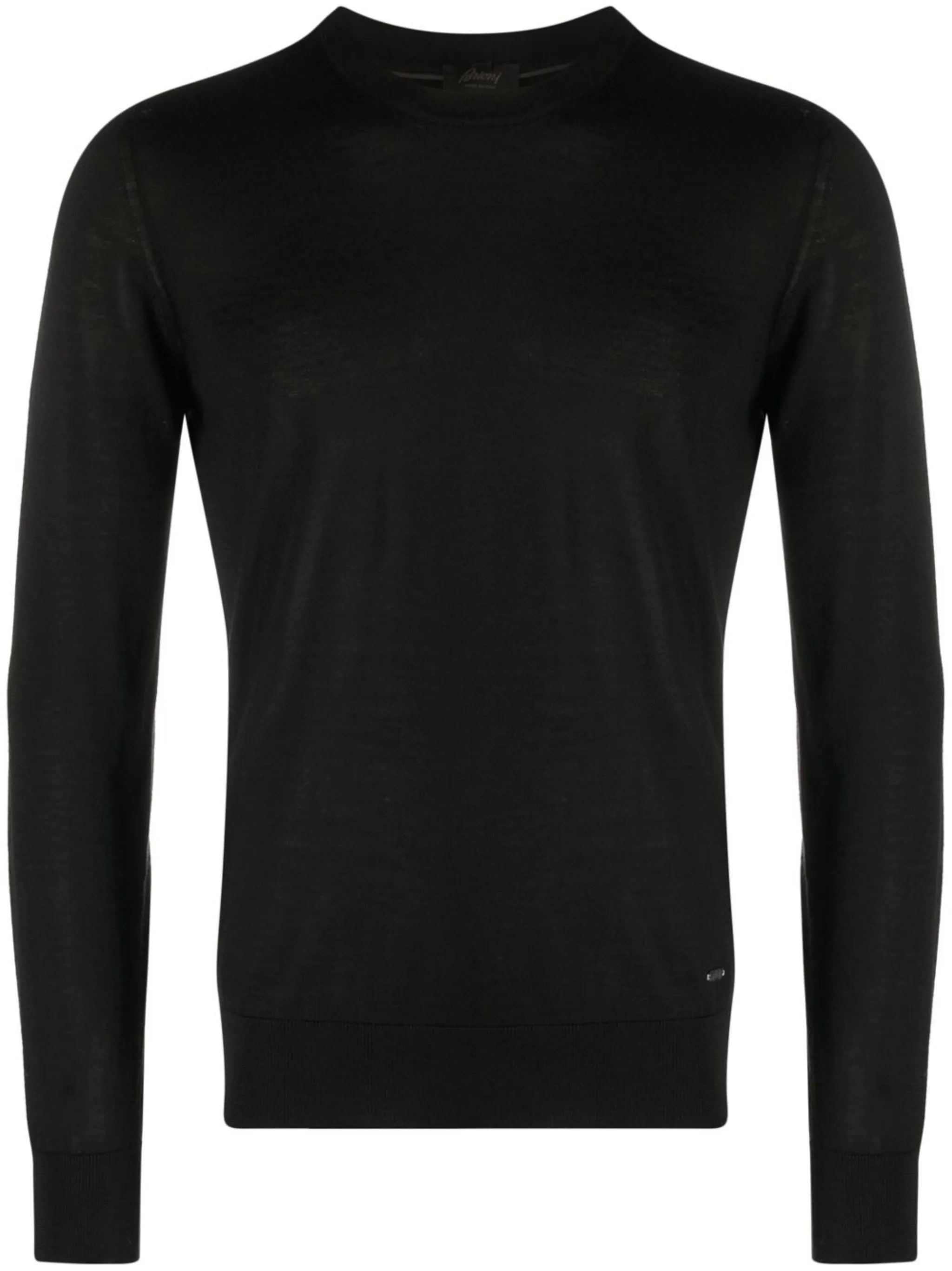 crew-neck cashmere-silk jumper