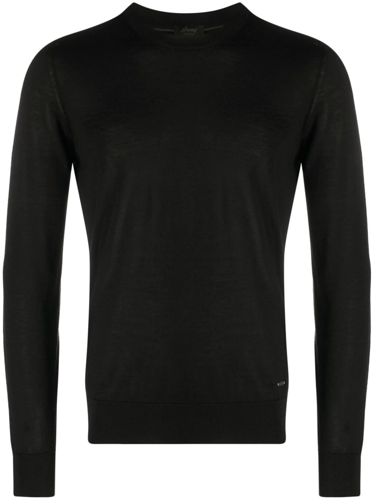 crew-neck cashmere-silk jumper
