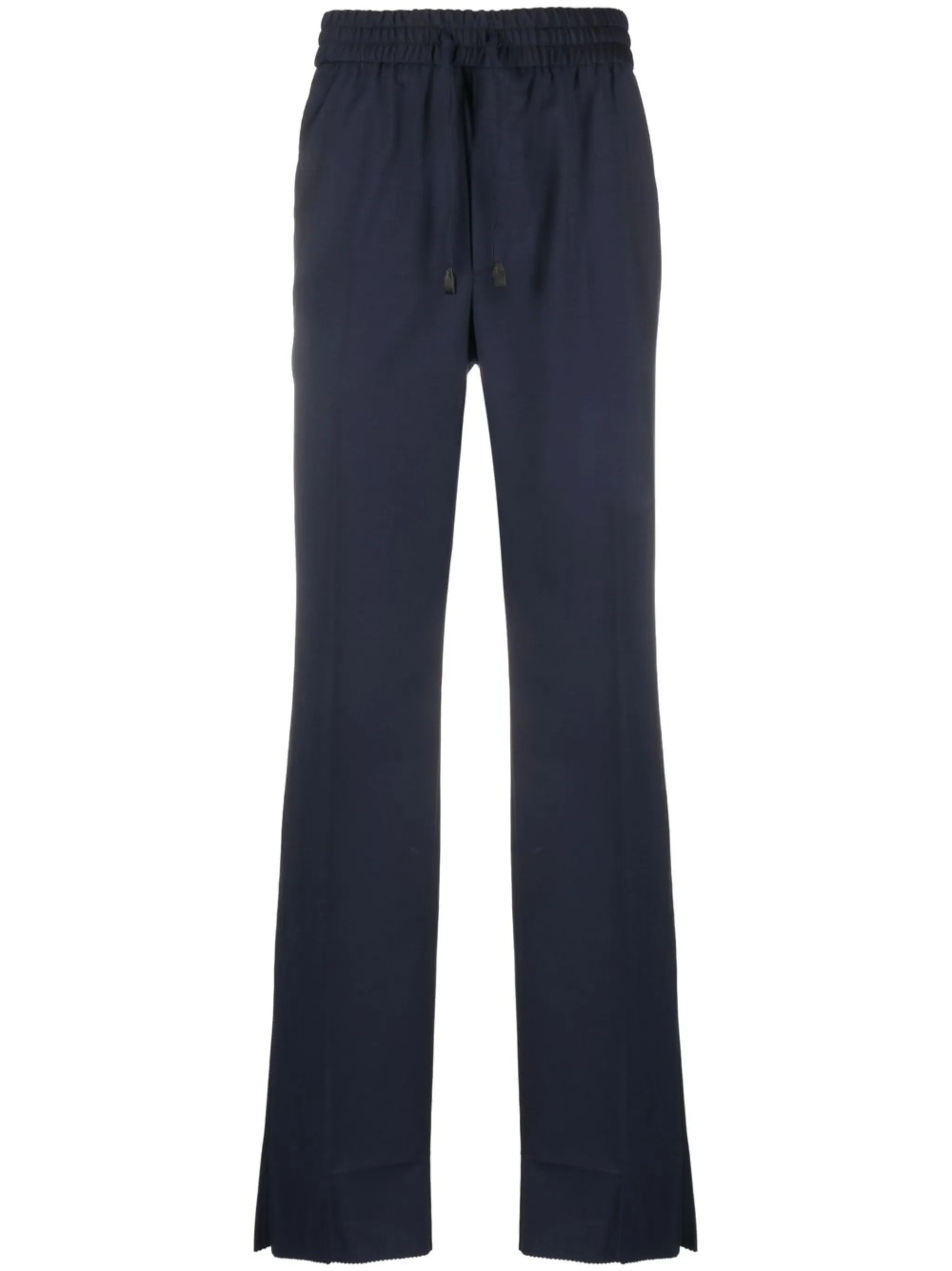 straight-leg drawstring trousers