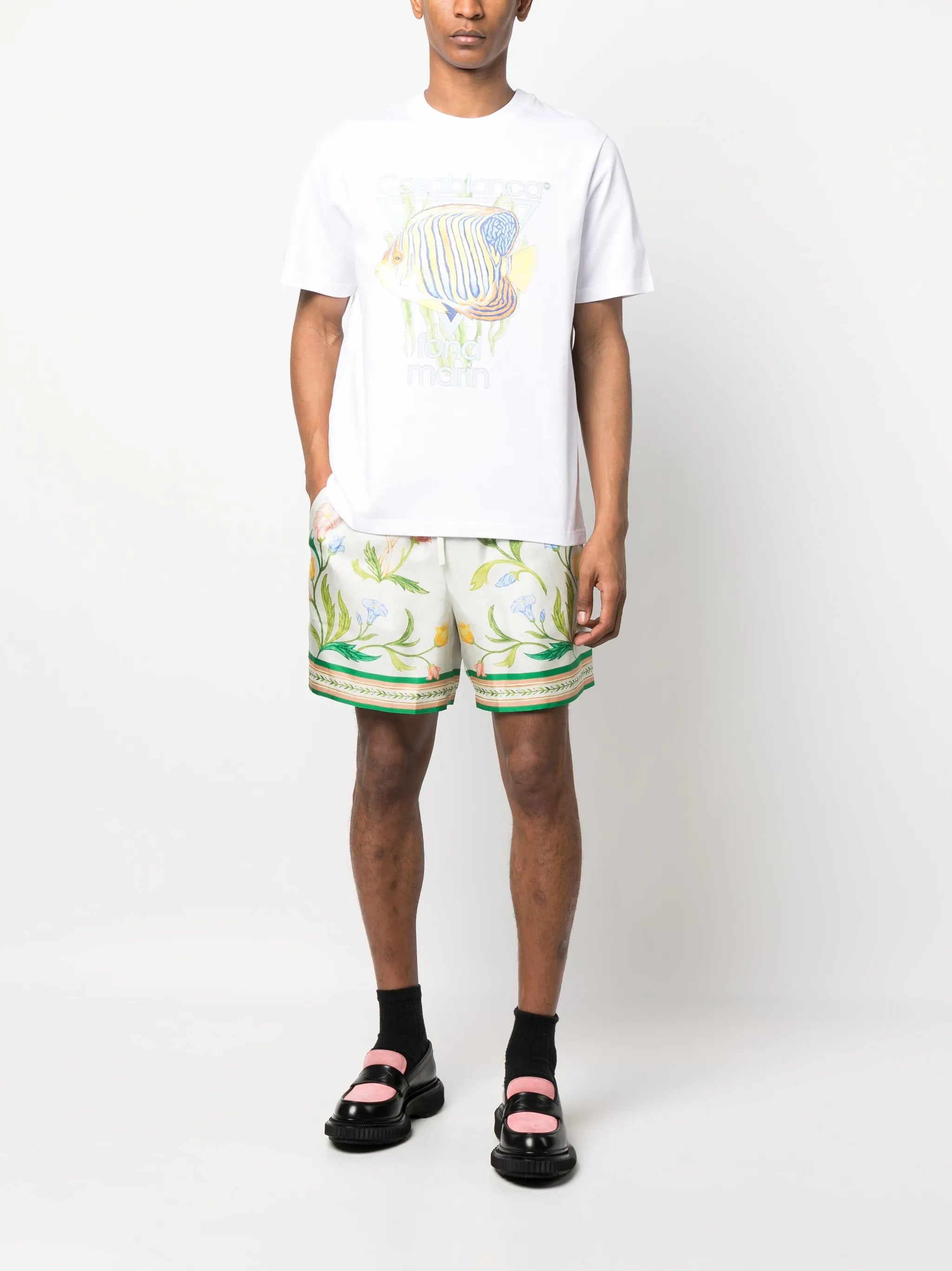 Fond Marin print T-shirt