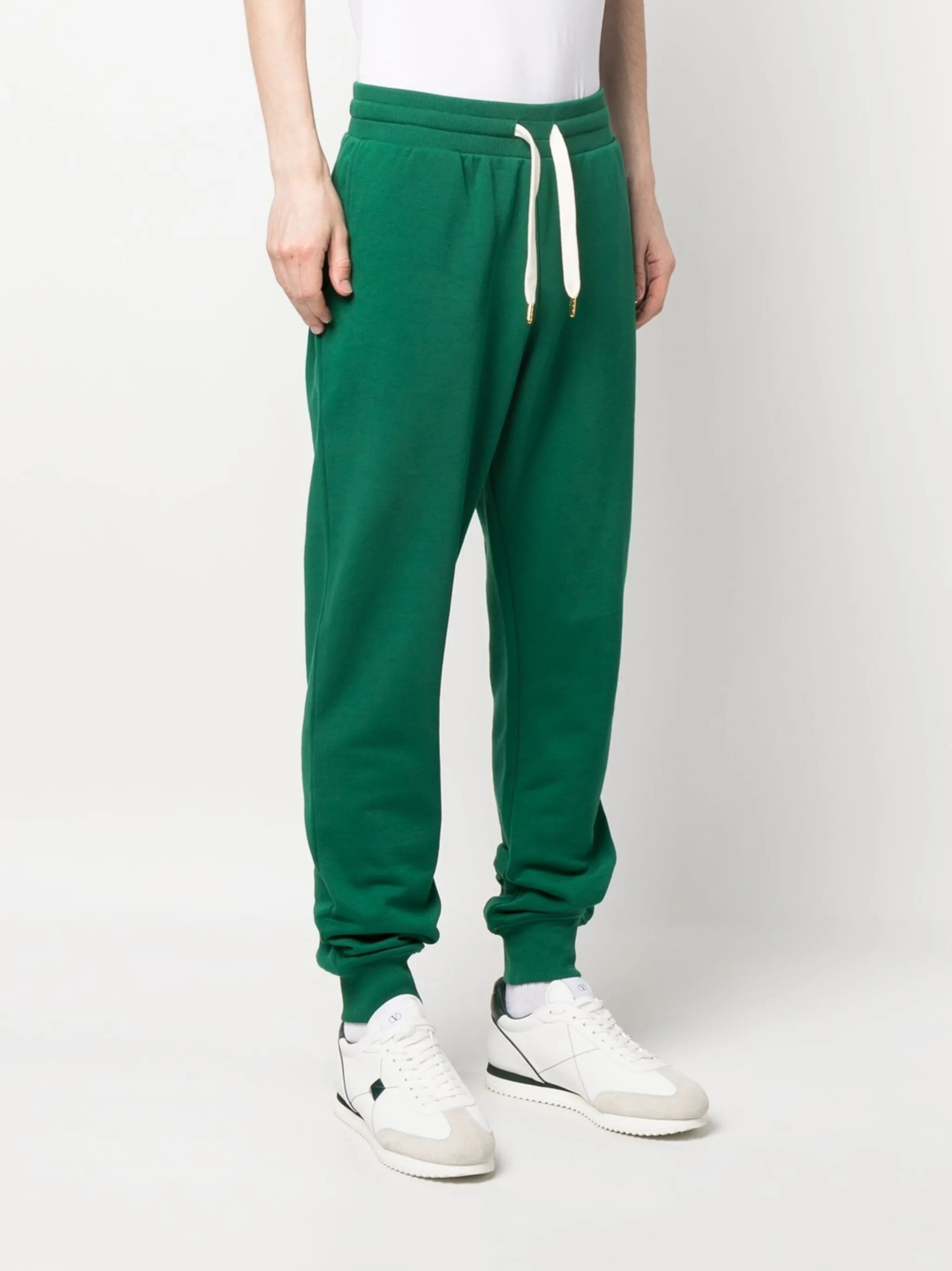 logo-print cotton track pants