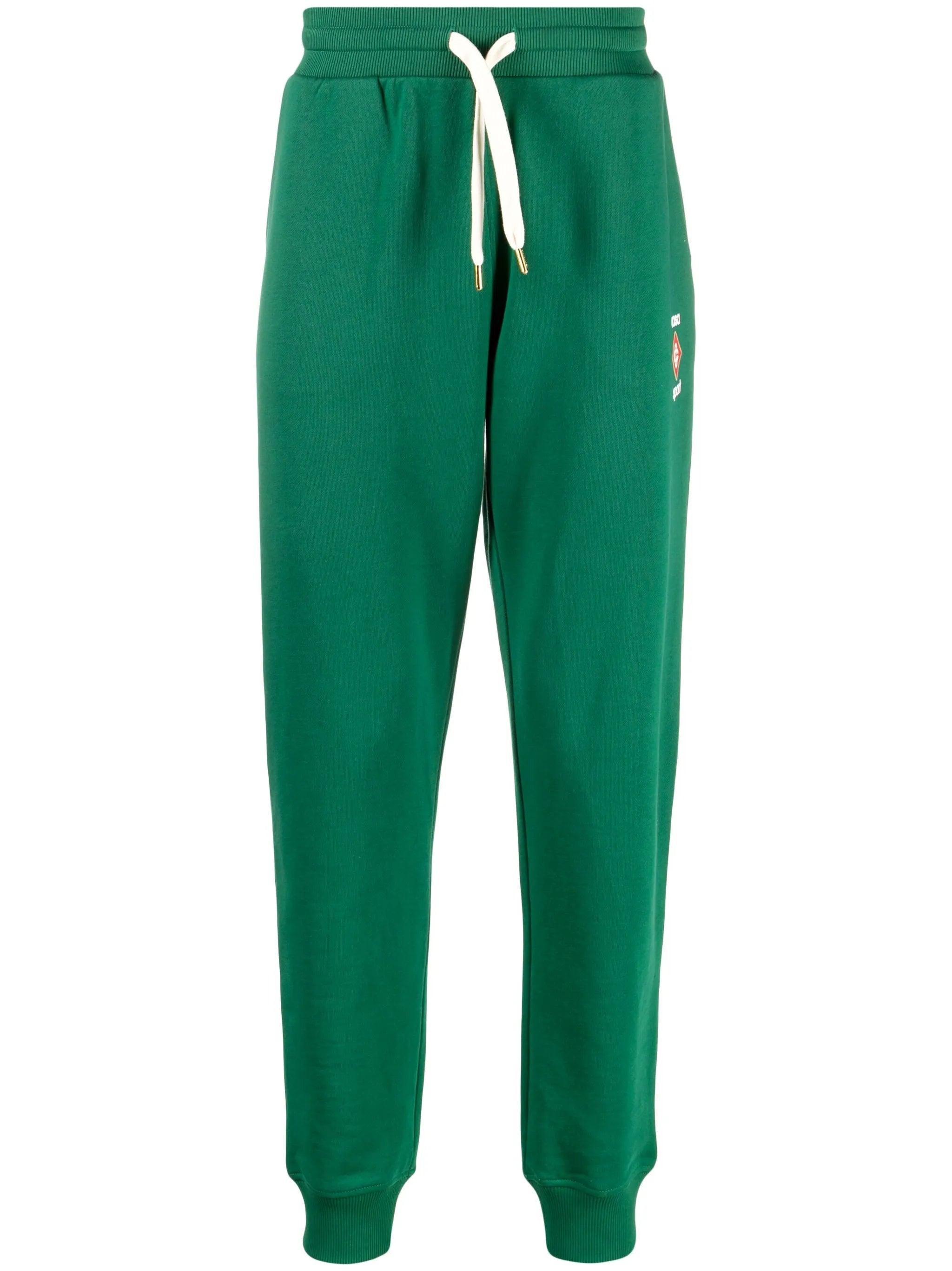 logo-print cotton track pants