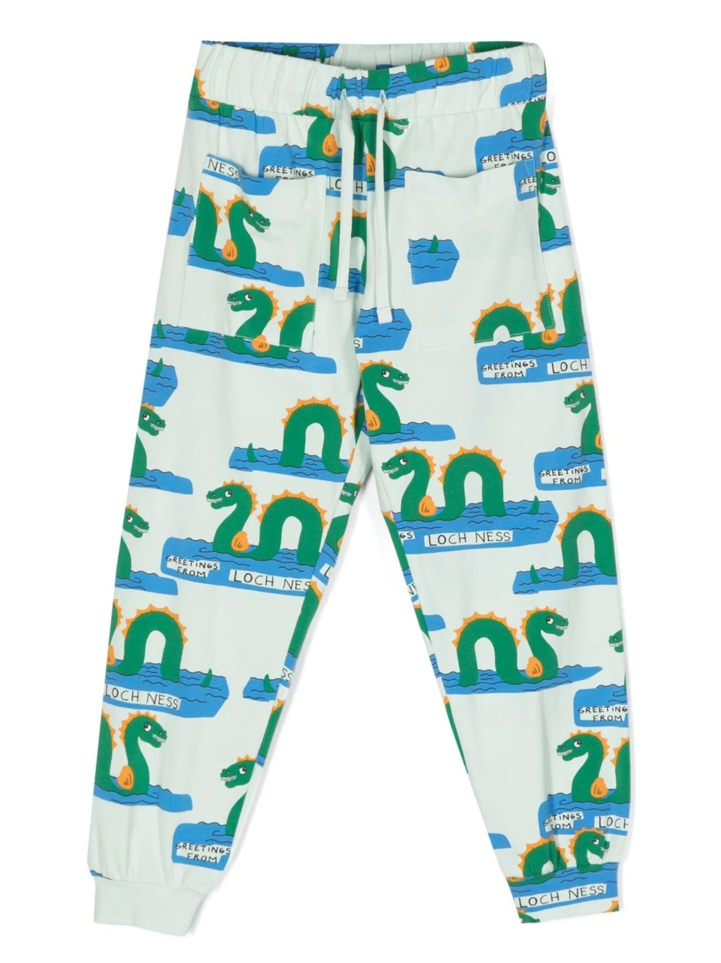 Loch Ness graphic-print track pants