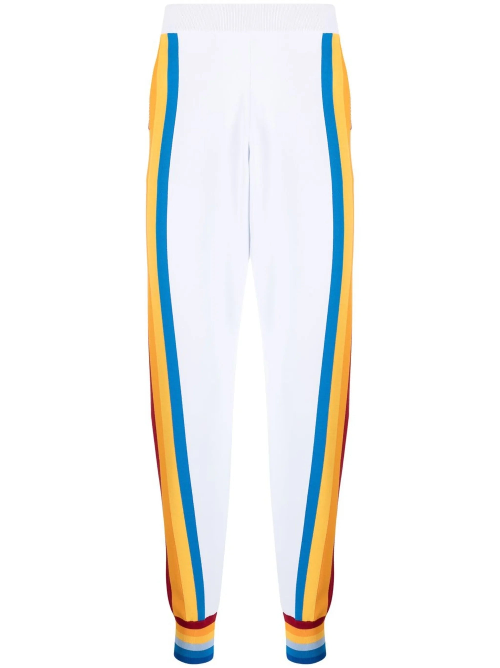 striped track pants