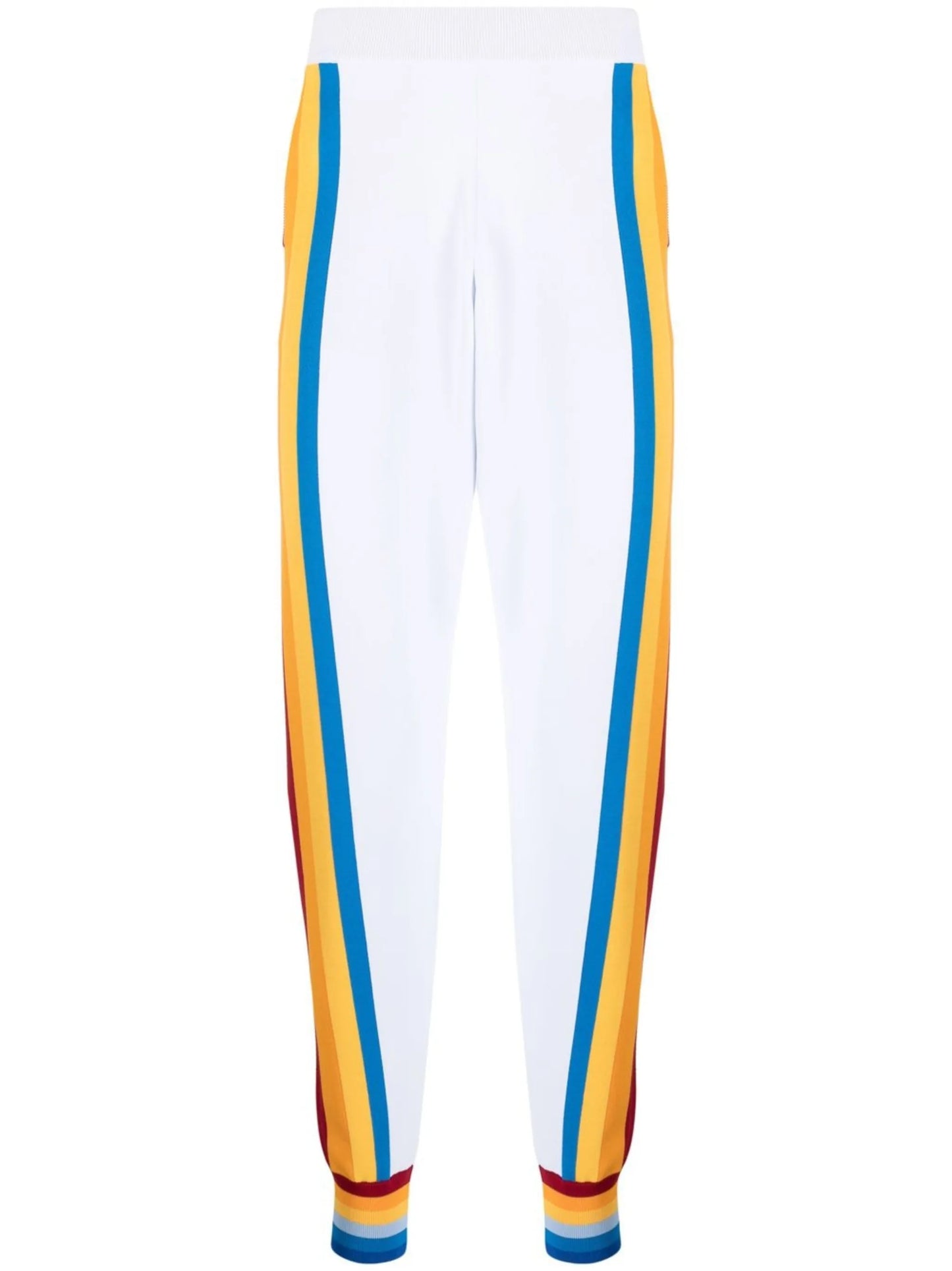 striped track pants
