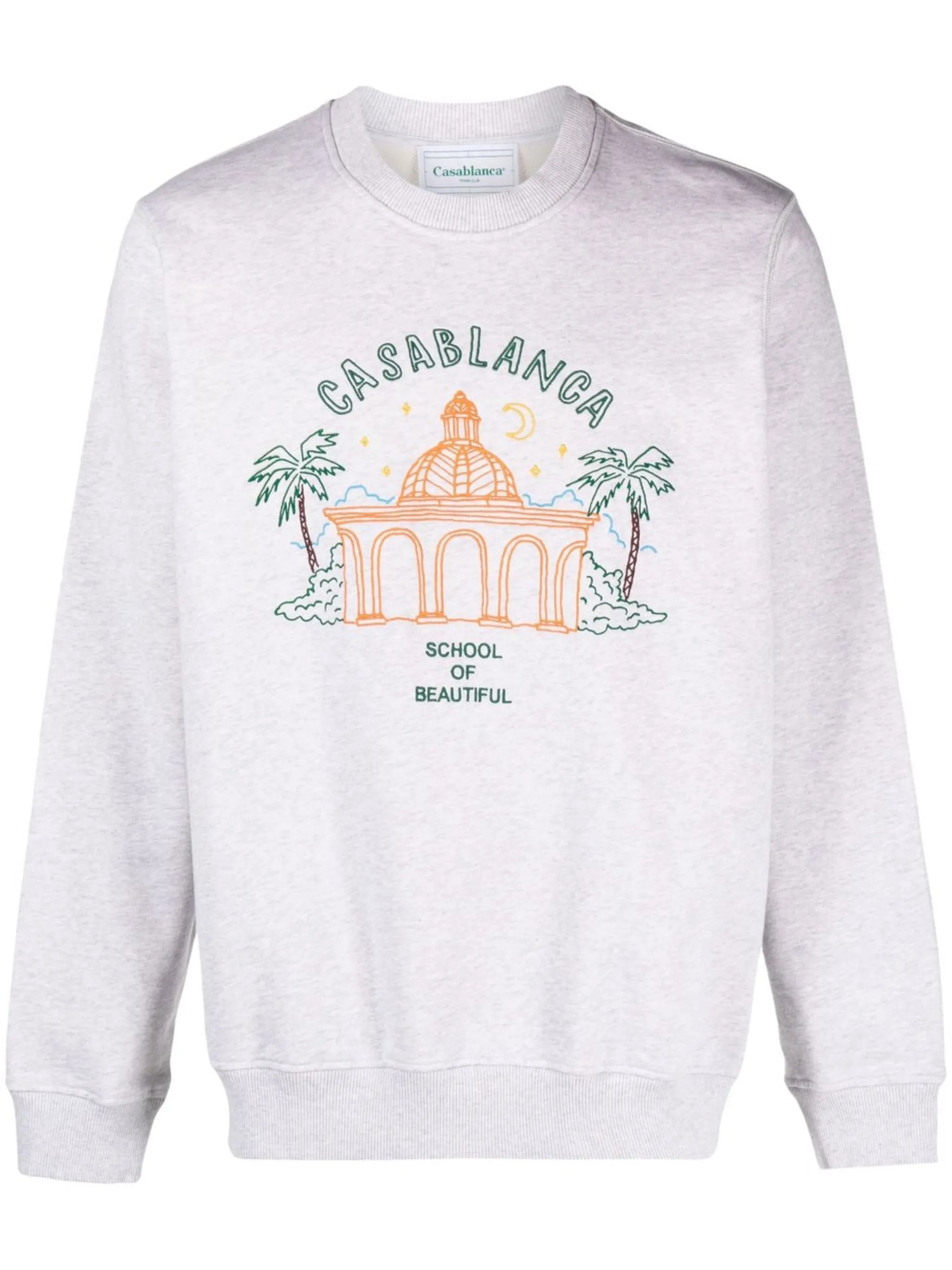 School of Beautiful embroidered sweatshirt