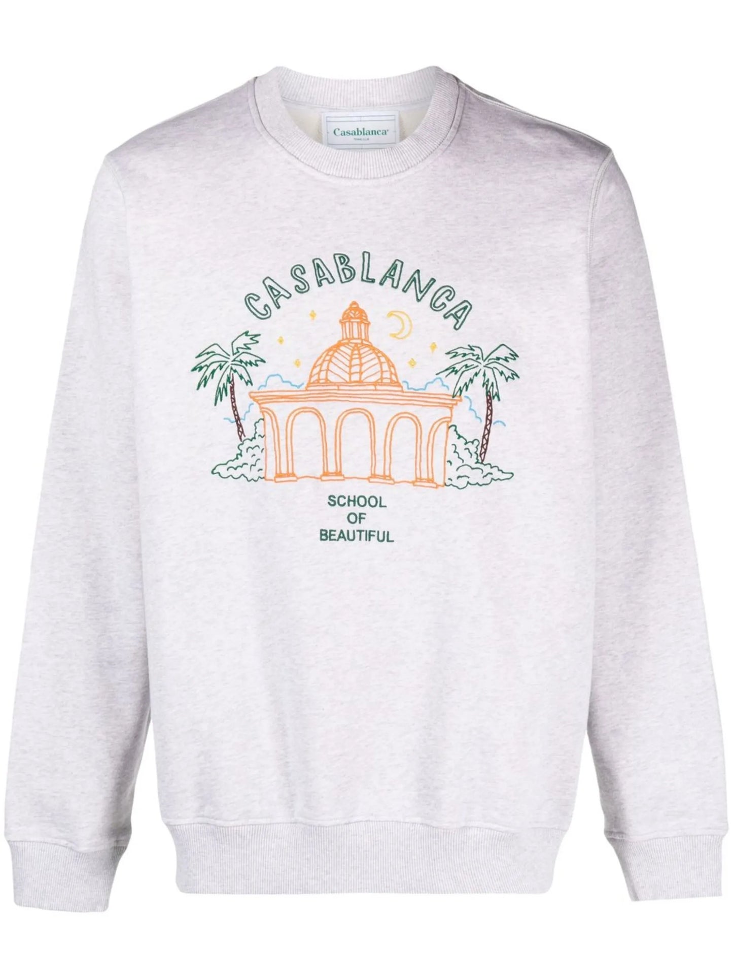 School of Beautiful embroidered sweatshirt