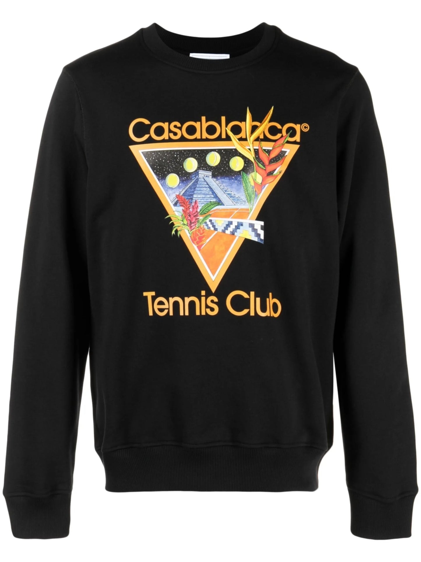 logo-print cotton sweatshirt