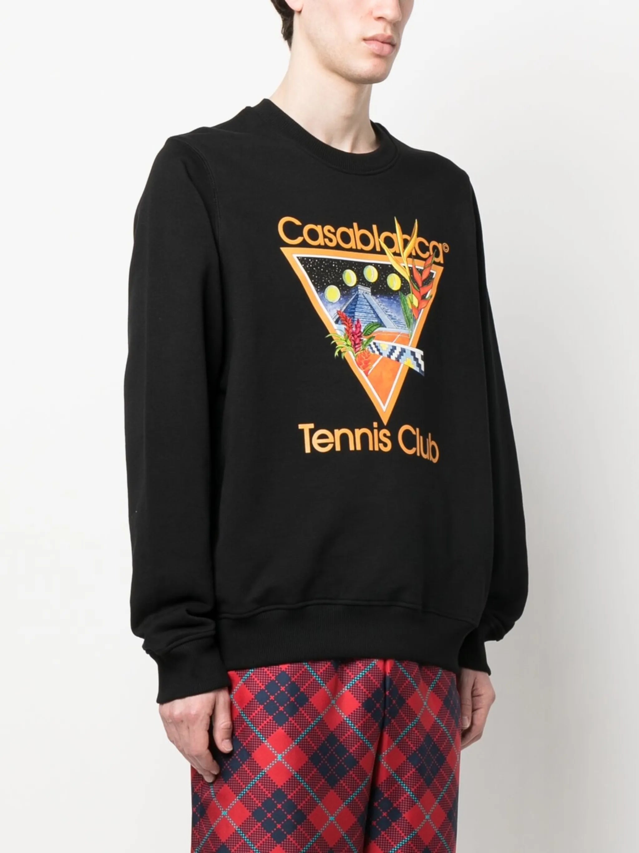 logo-print cotton sweatshirt