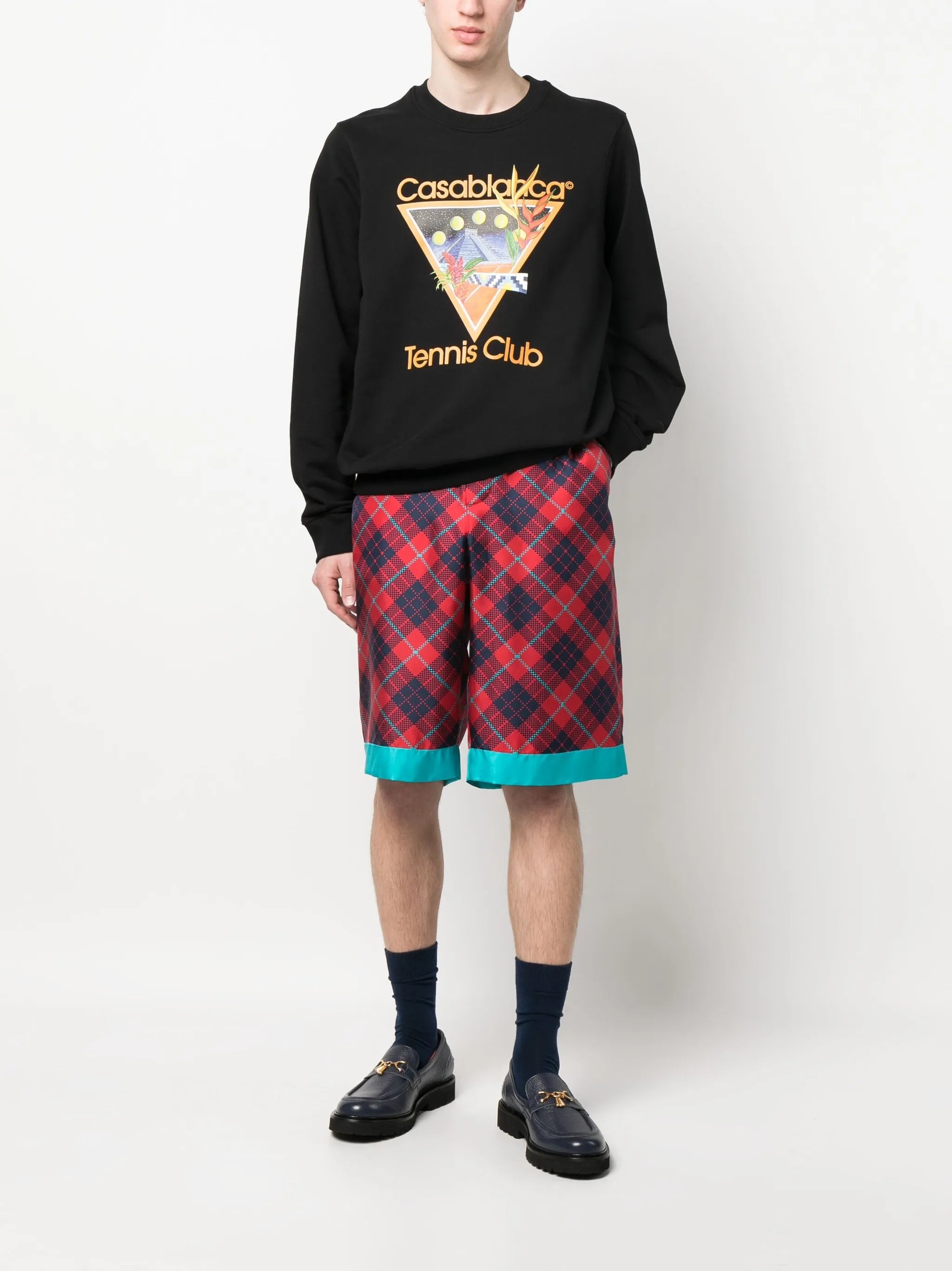 logo-print cotton sweatshirt