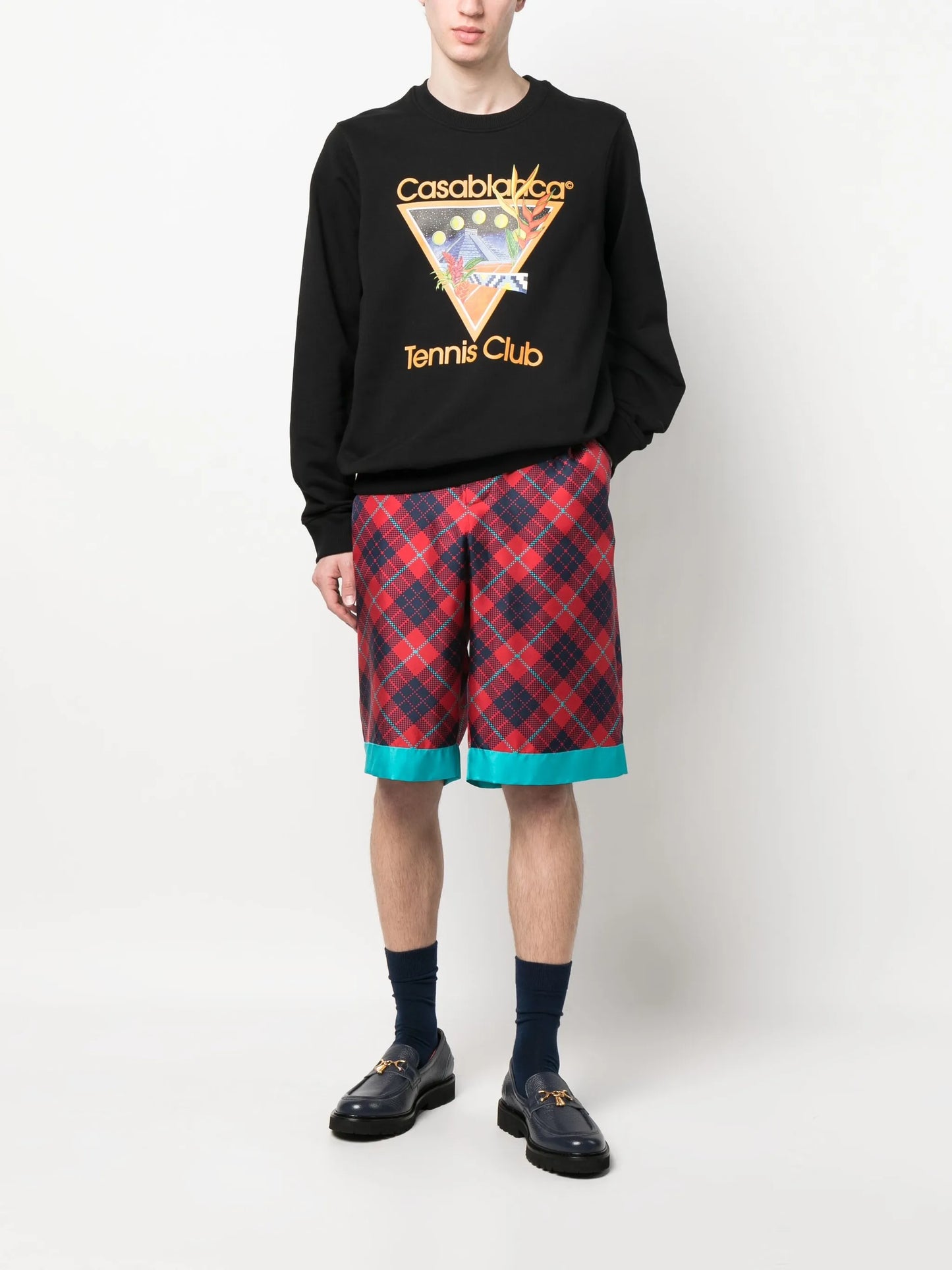 logo-print cotton sweatshirt