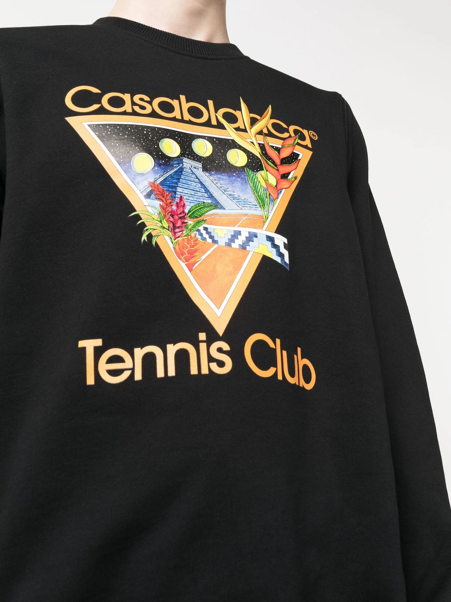 logo-print cotton sweatshirt