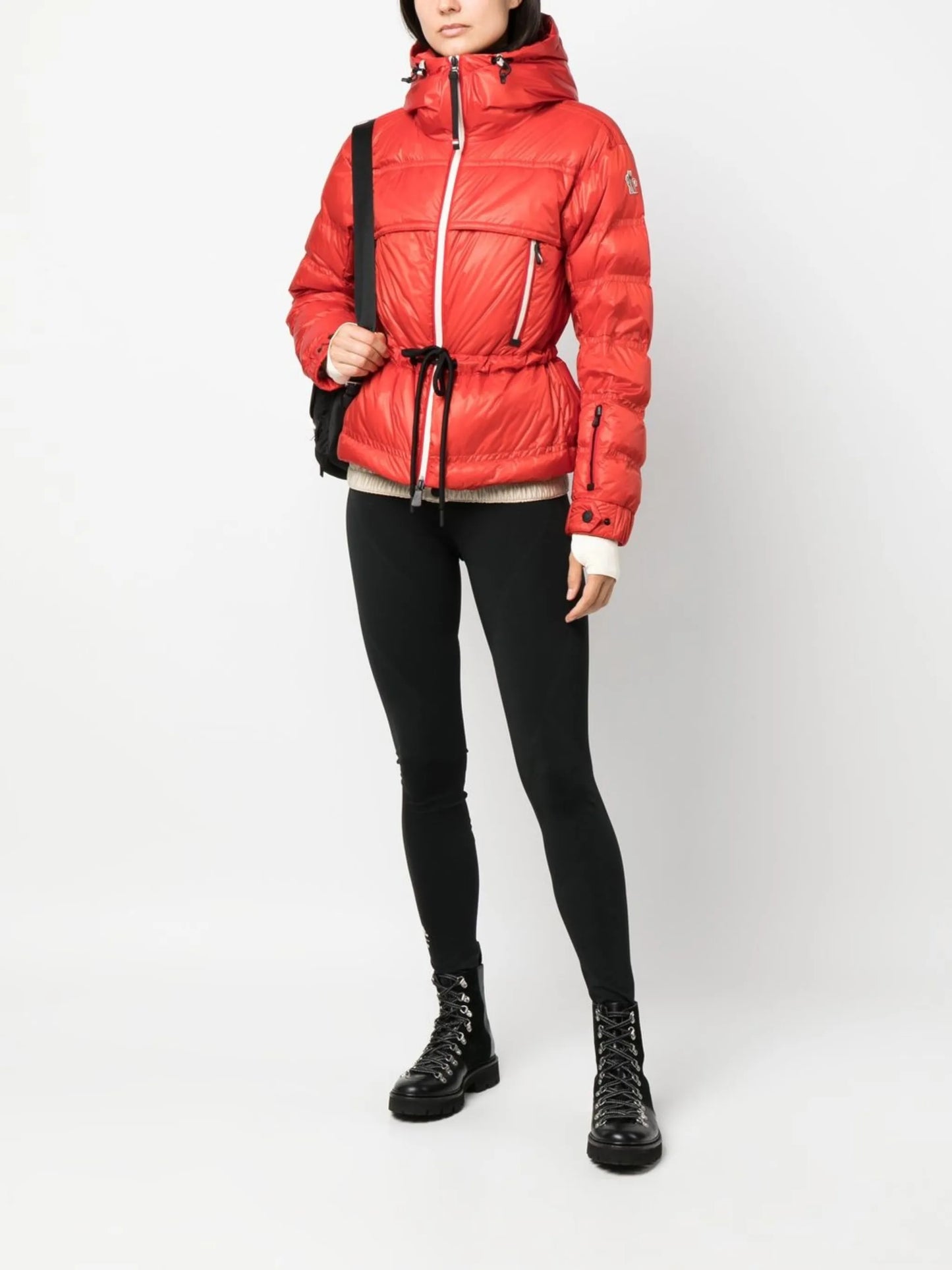 drawstring hooded jacket