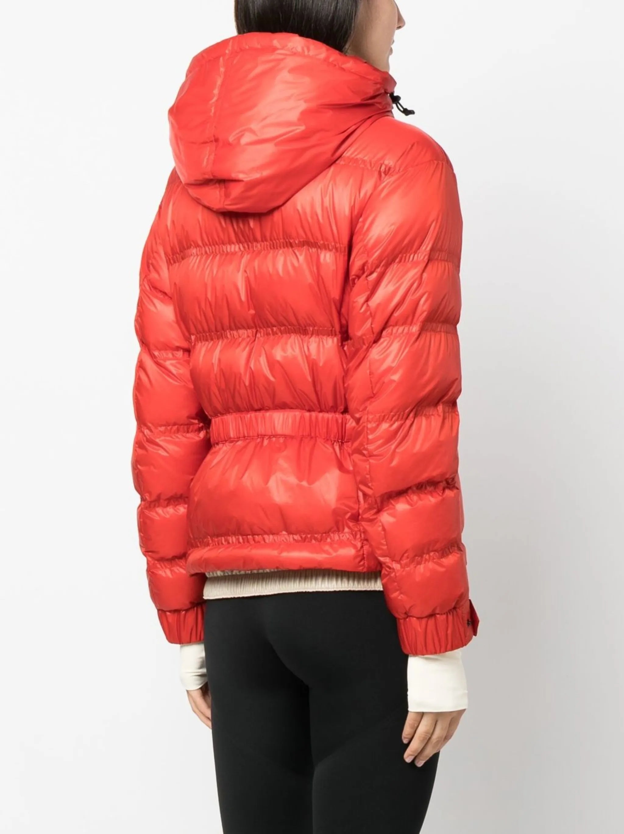 drawstring hooded jacket