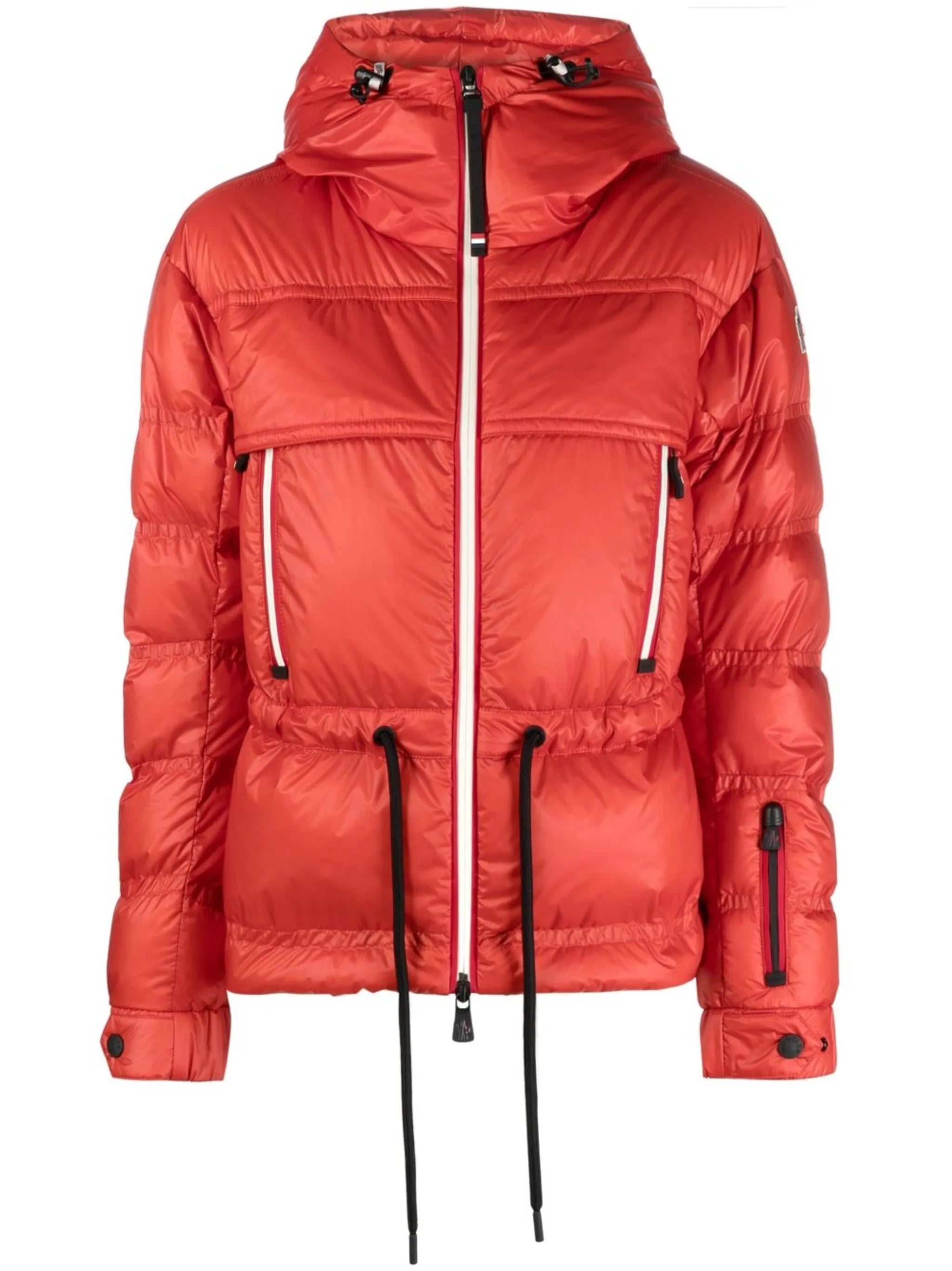 drawstring hooded jacket