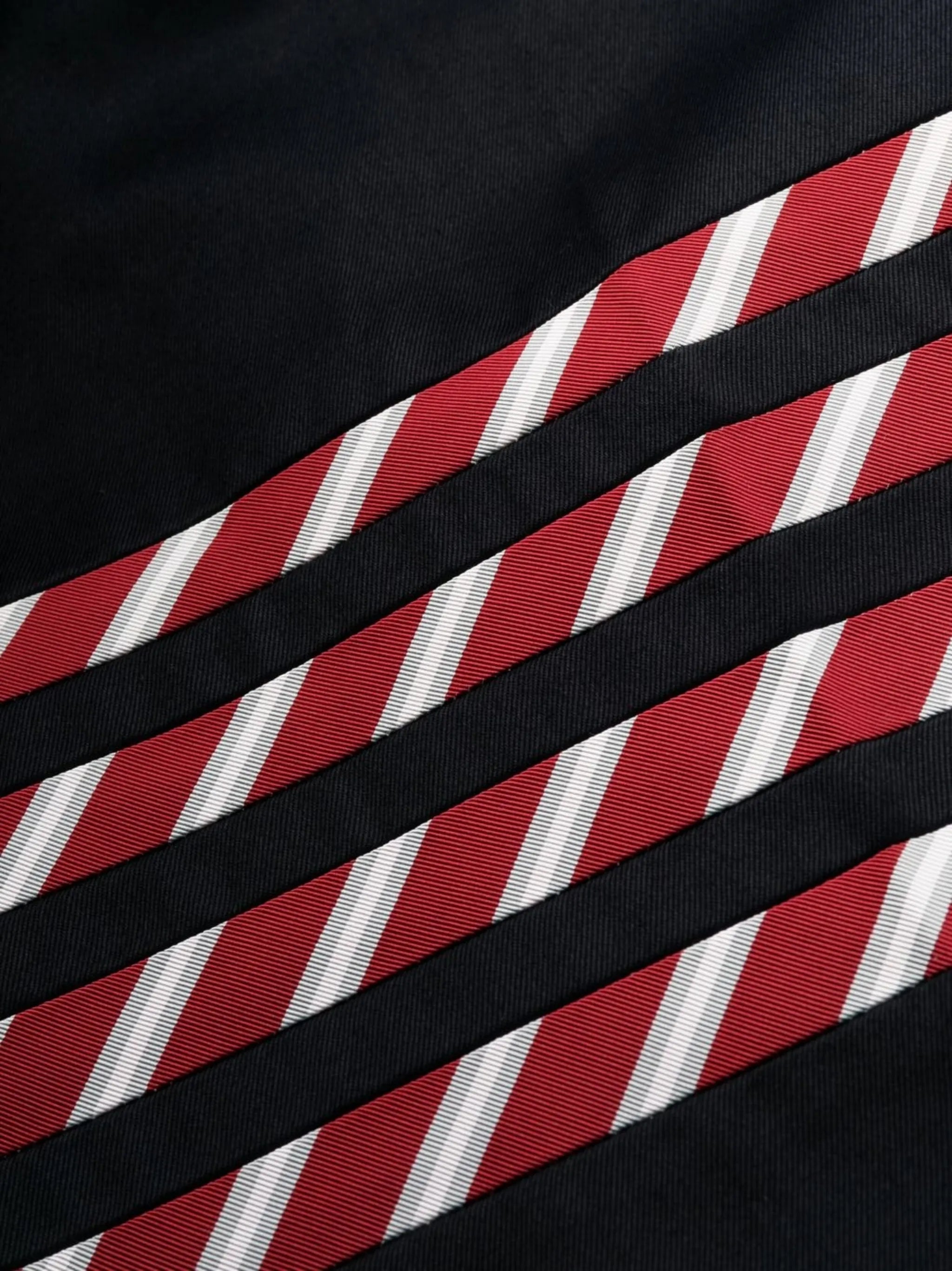 4 Bar stripe straight-leg trousers