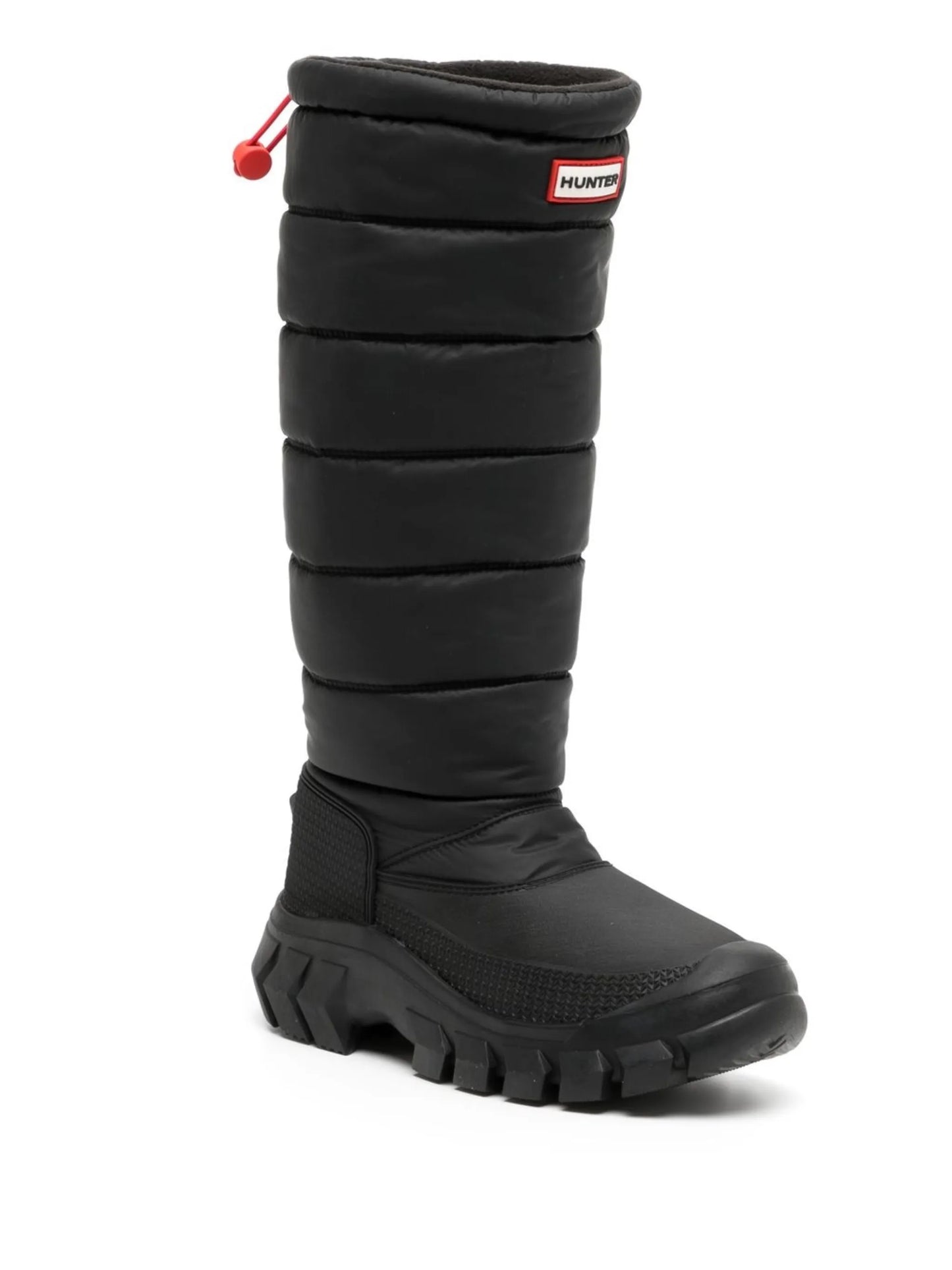 Black Intrepid Quilted Boots