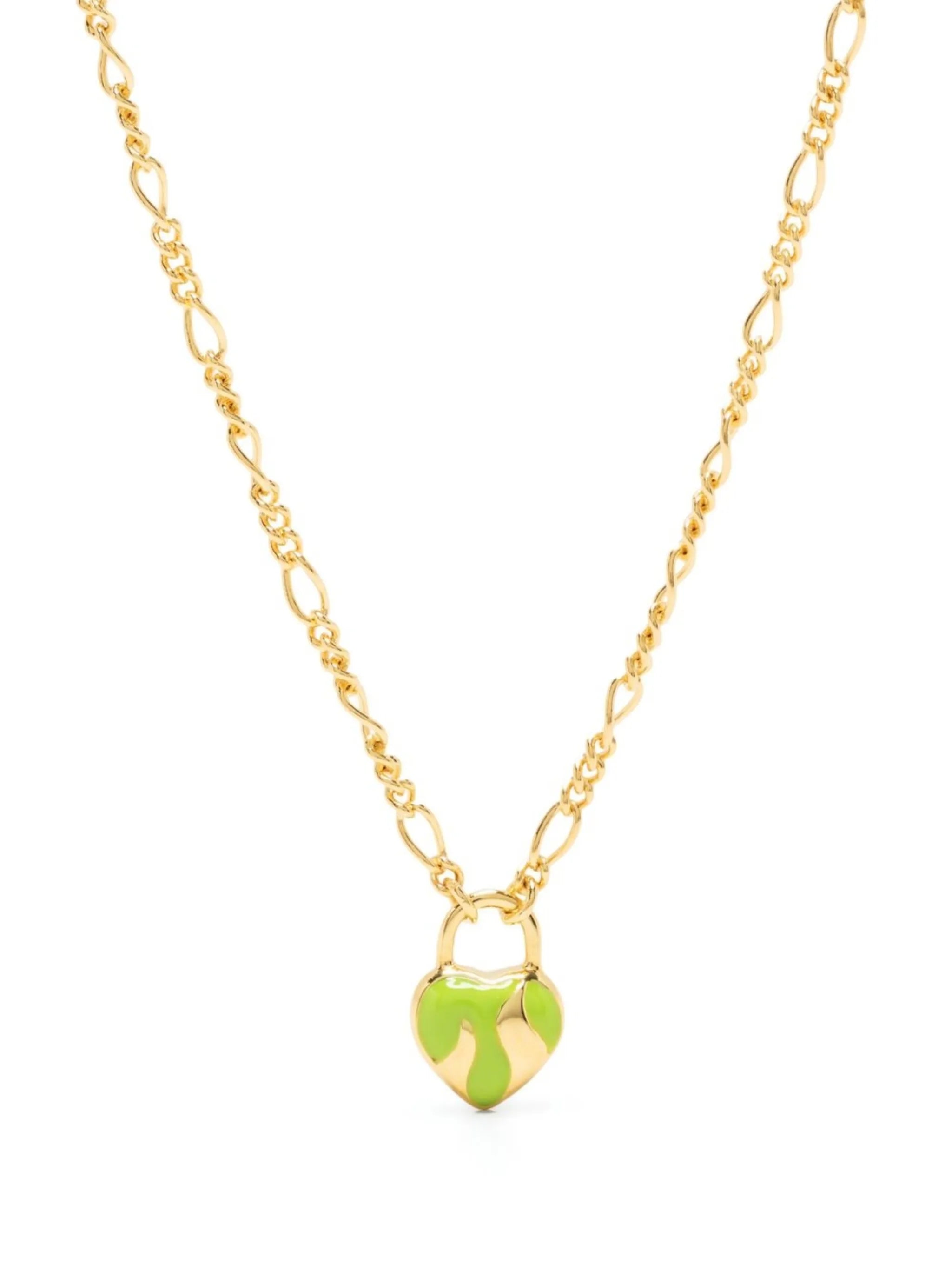 Halo heart-pendant necklace